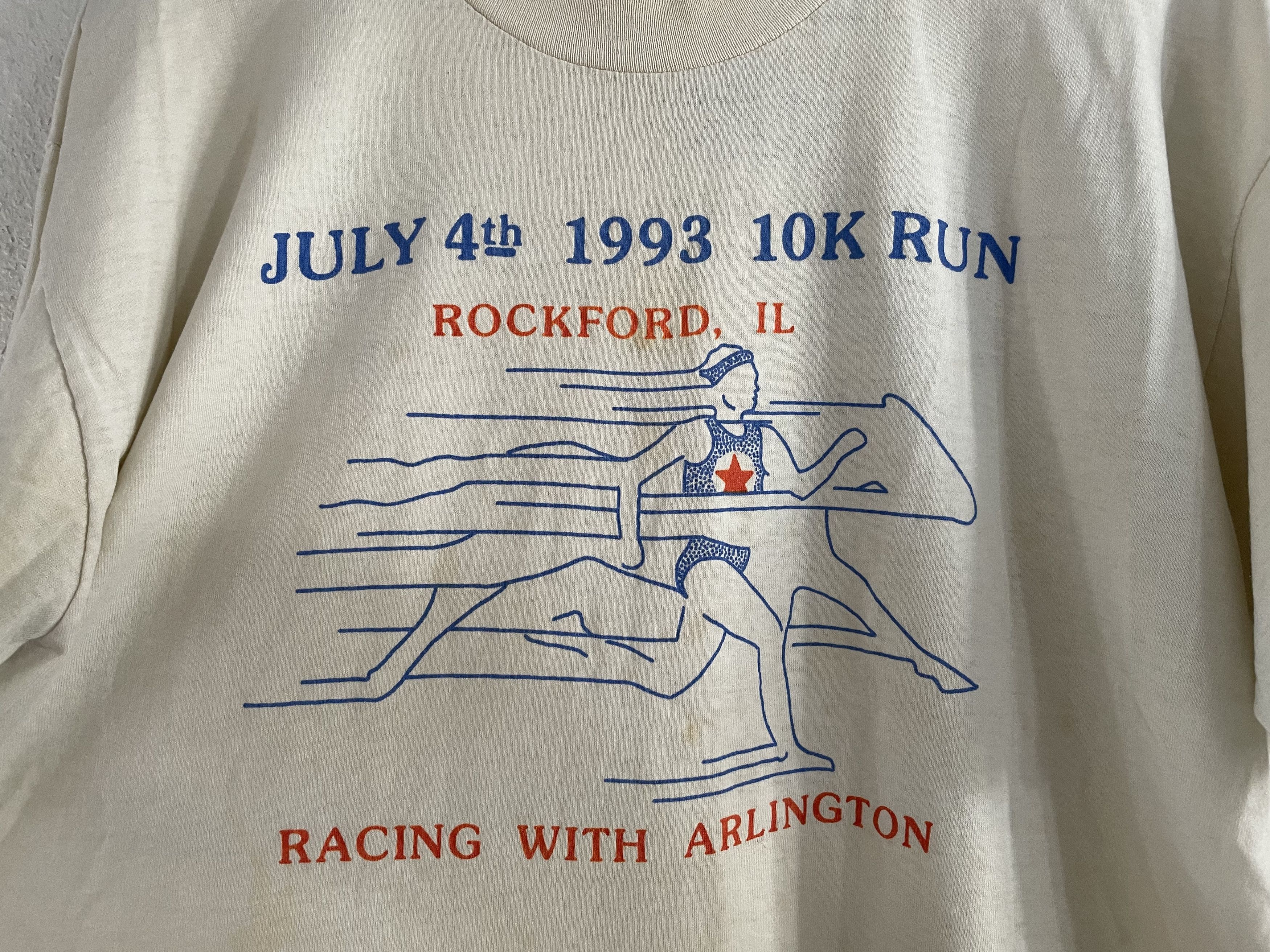 Vintage 1993 Alington 4th july Rockford -not olympics hoodie jacket Size US XL / EU 56 / 4 - 4 Thumbnail