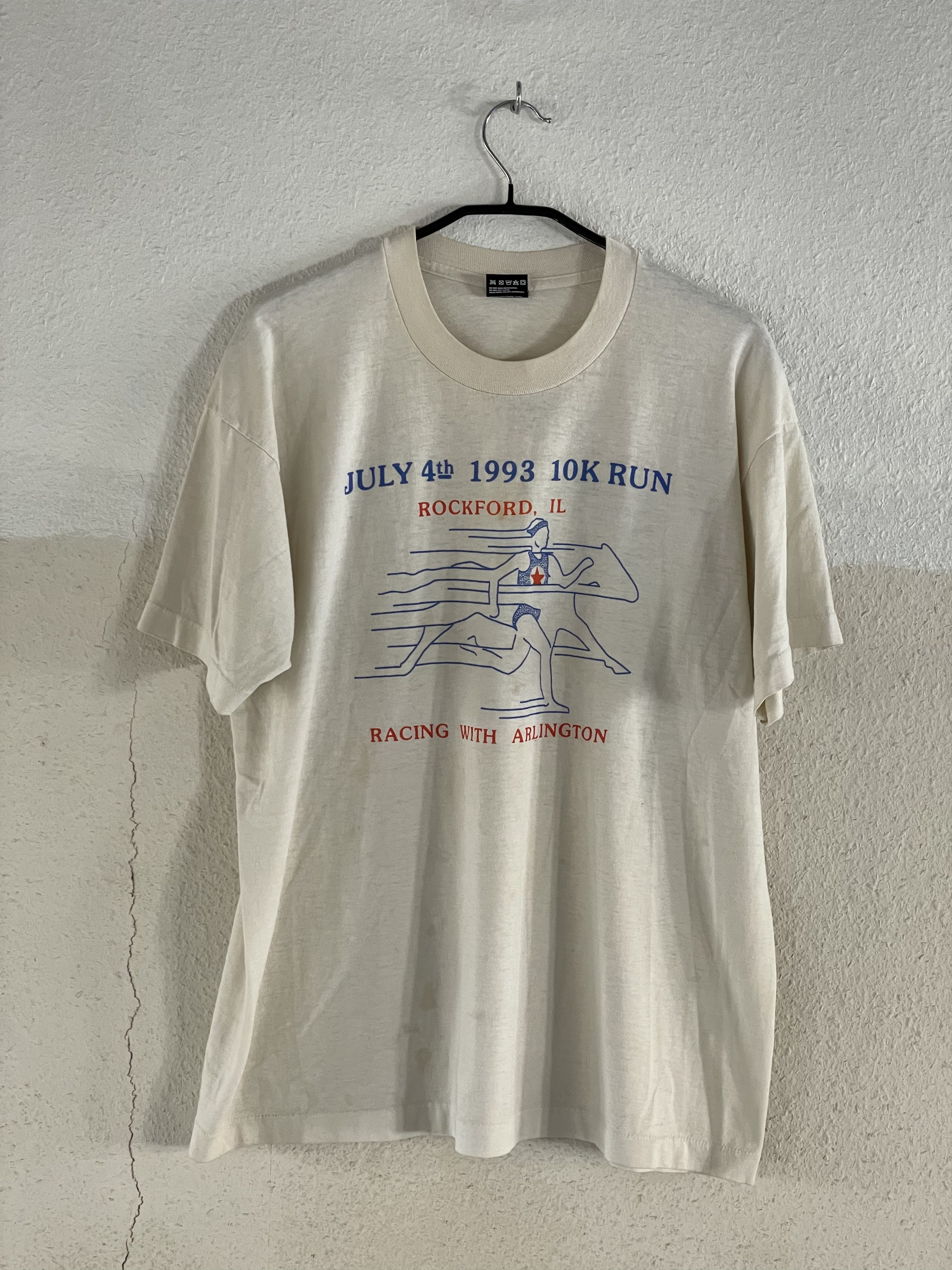 Vintage 1993 Alington 4th july Rockford -not olympics hoodie jacket Size US XL / EU 56 / 4 - 1 Thumbnail
