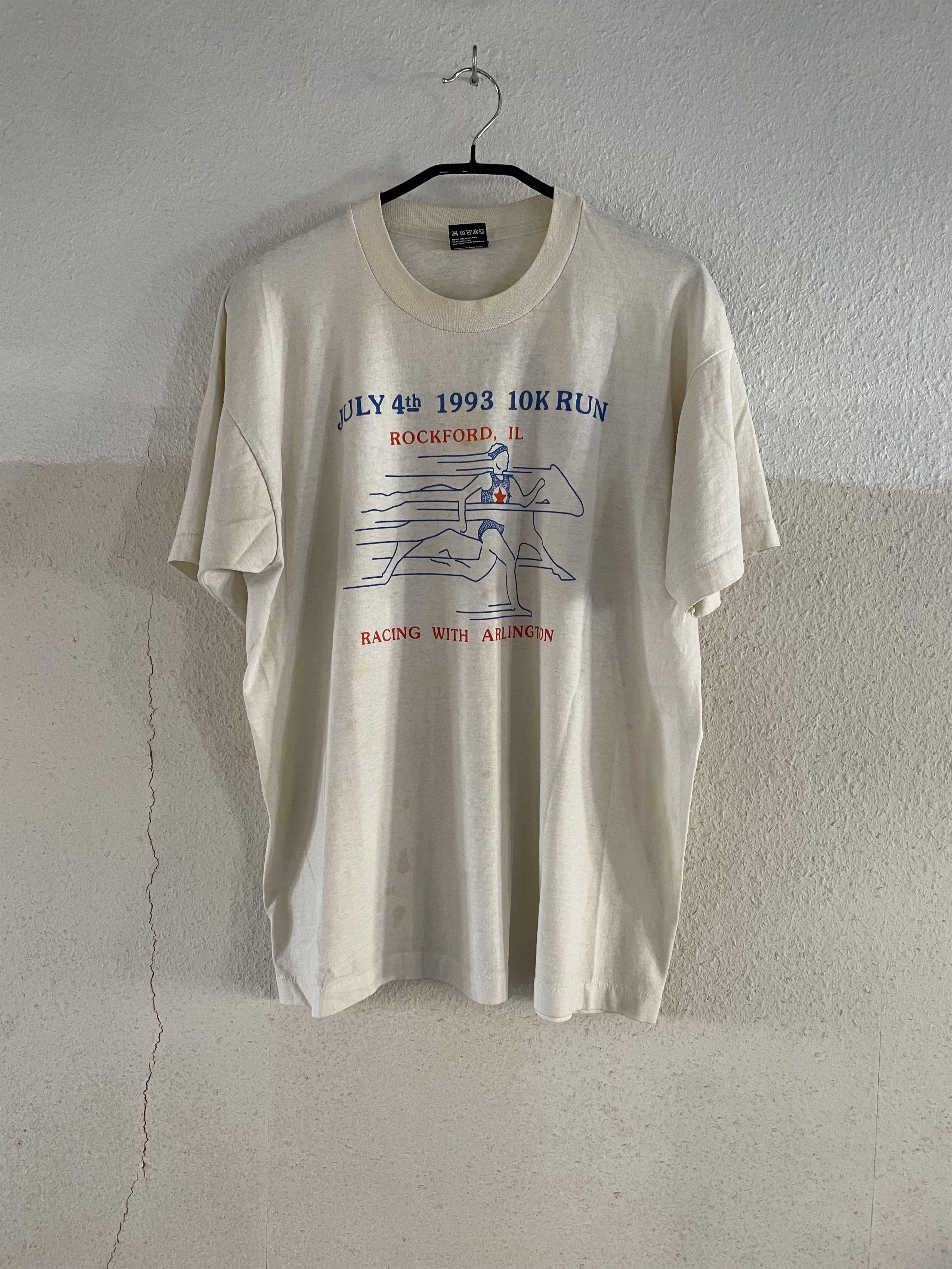 Vintage 1993 Alington 4th july Rockford -not olympics hoodie jacket Size US XL / EU 56 / 4 - 2 Thumbnail