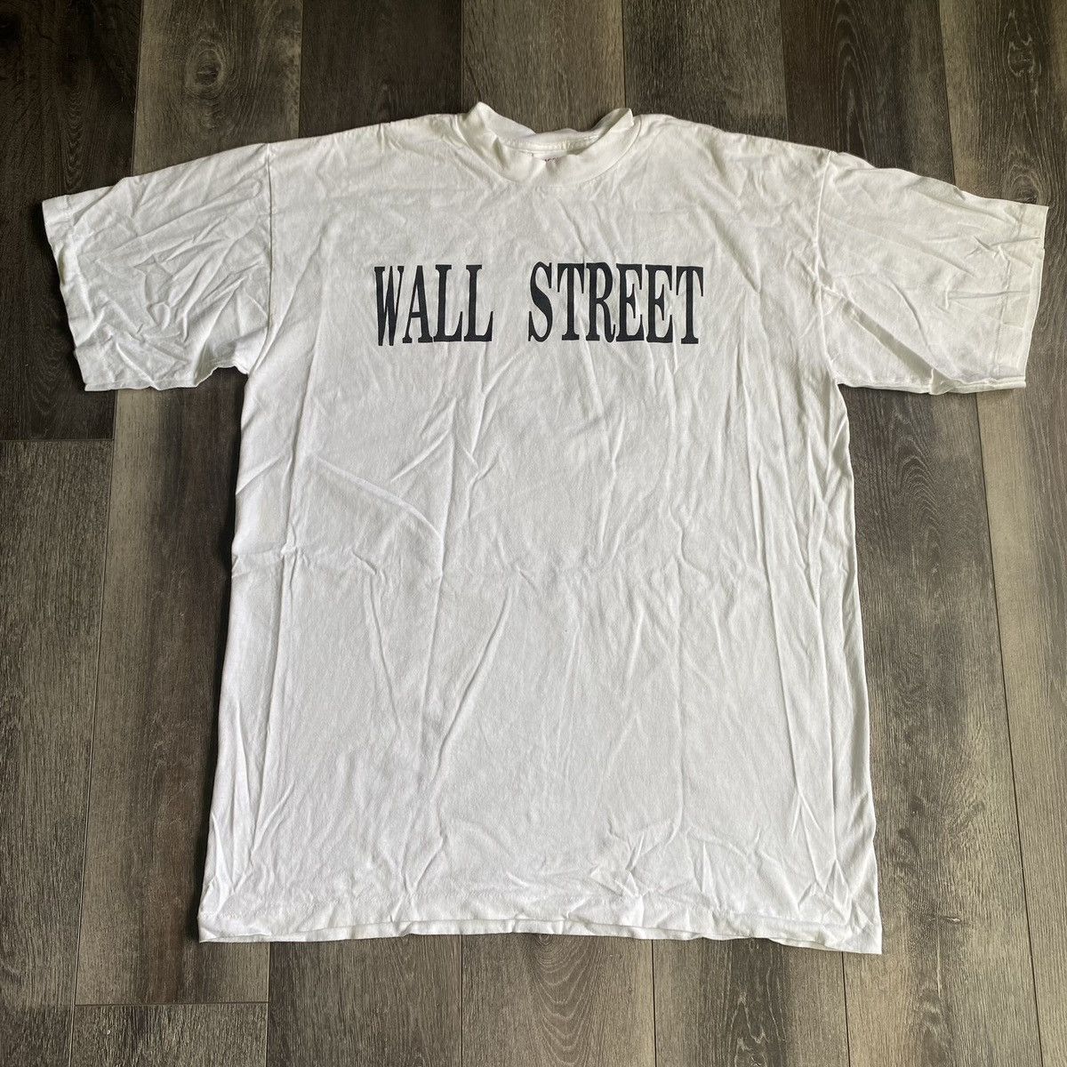 Vintage Vintage 90s Wall Street You Gotta Know When to Pull Out Tee Size US XL / EU 56 / 4 - 3 Thumbnail