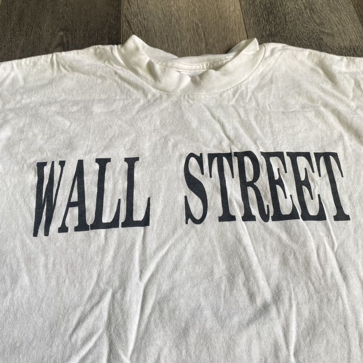 Vintage Vintage 90s Wall Street You Gotta Know When to Pull Out Tee Size US XL / EU 56 / 4 - 5 Thumbnail