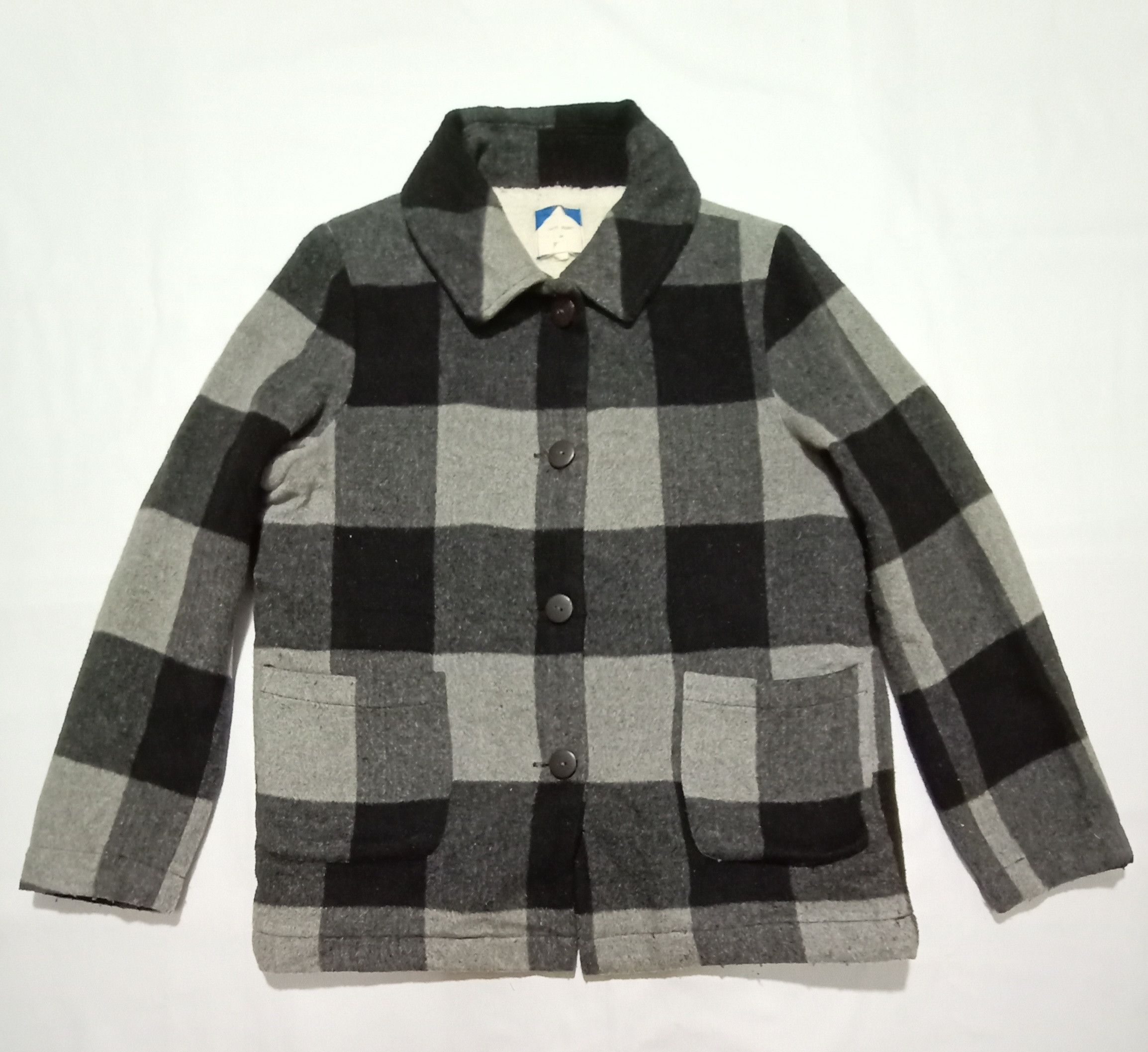 Japanese Brand Hype North Object De Petit Checkered Sherpa Jacket Unisex Size US S / EU 44-46 / 1 - 1 Thumbnail
