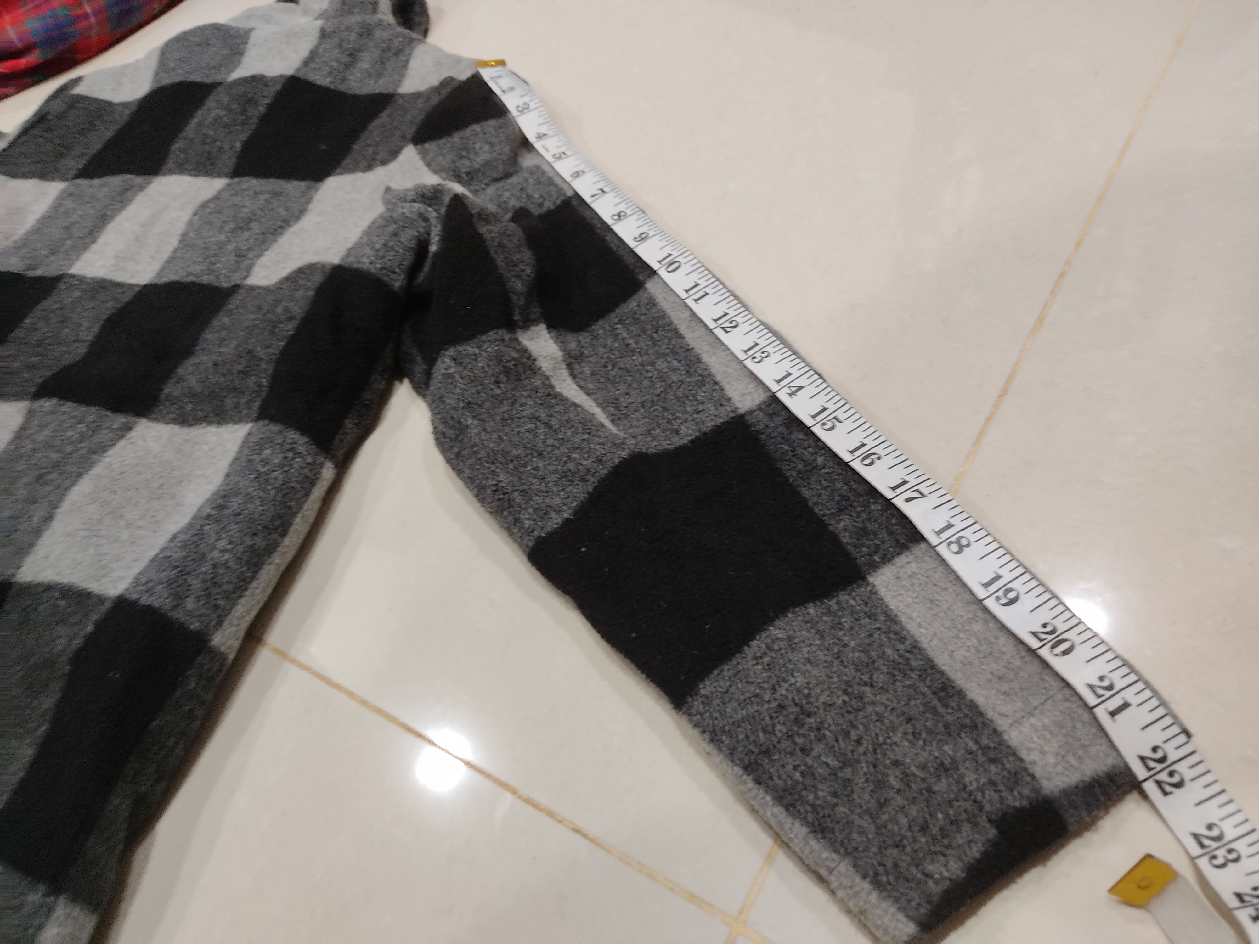 Japanese Brand Hype North Object De Petit Checkered Sherpa Jacket Unisex Size US S / EU 44-46 / 1 - 14 Thumbnail