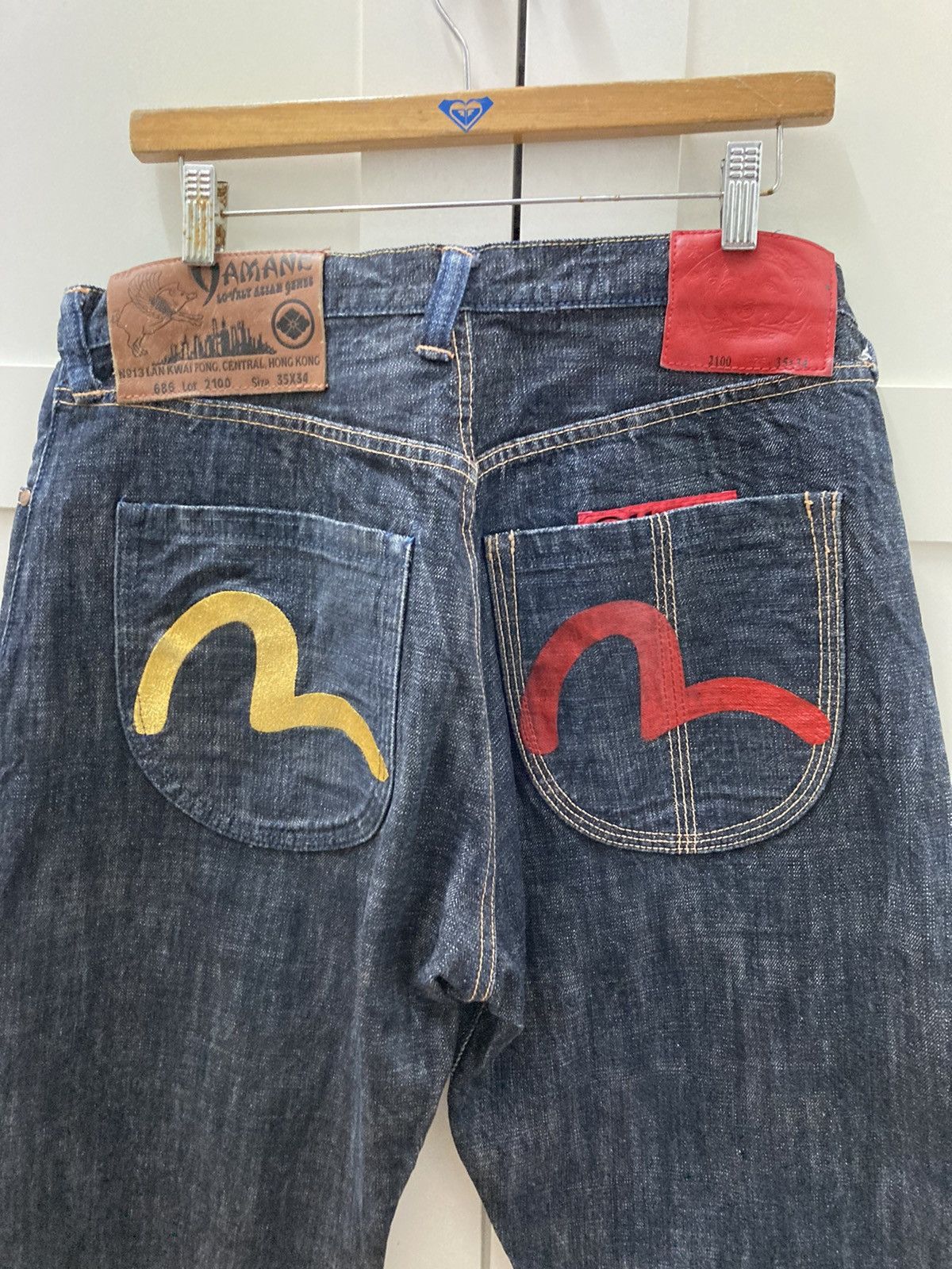Evisu Evisu by yamane jeans Japan Size US 35 - 1 Thumbnail