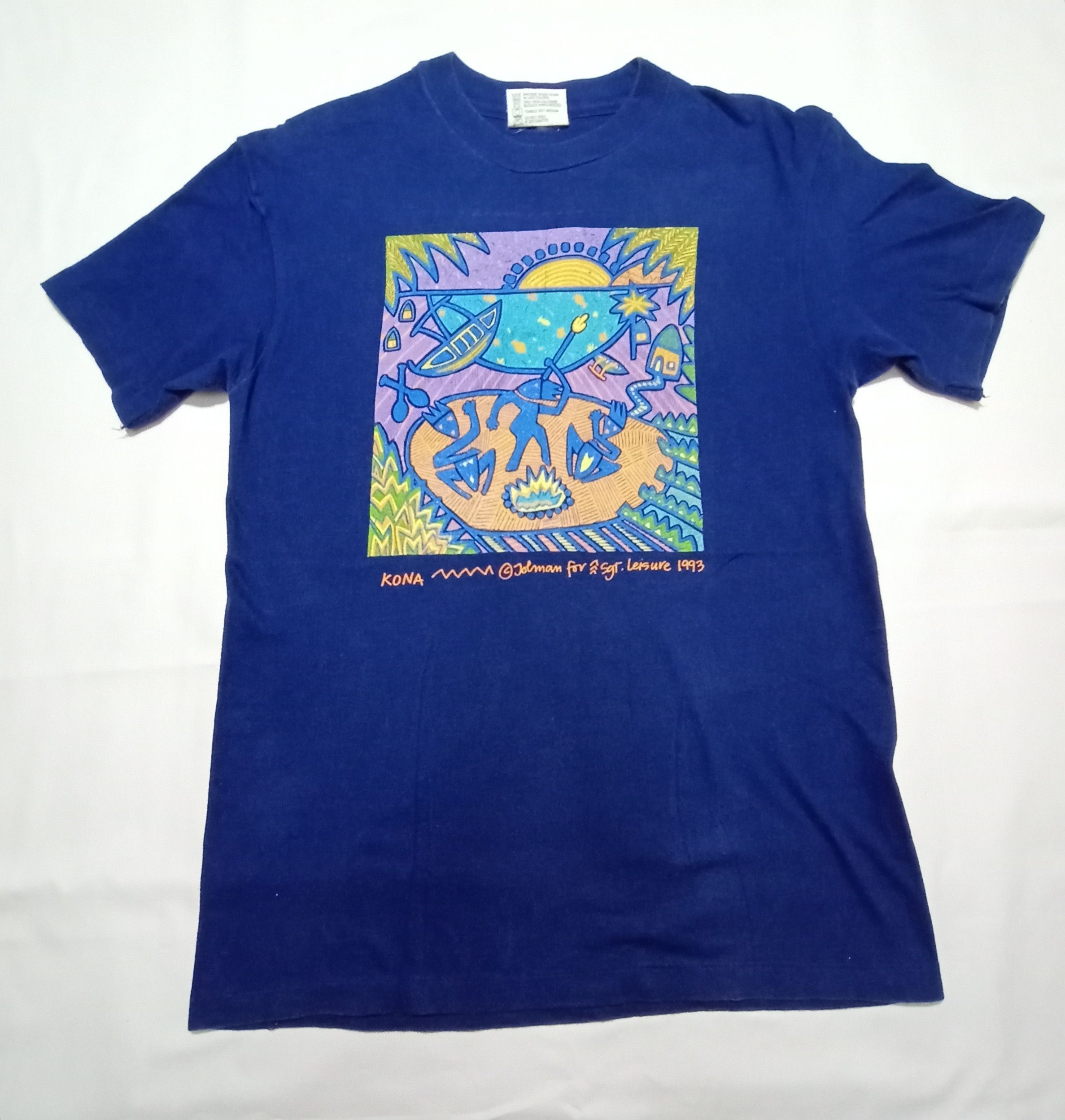 Vintage Vintage 90s Jolman Sgt. Leisure KONA Tourist Tee Size US M / EU 48-50 / 2 - 1 Thumbnail