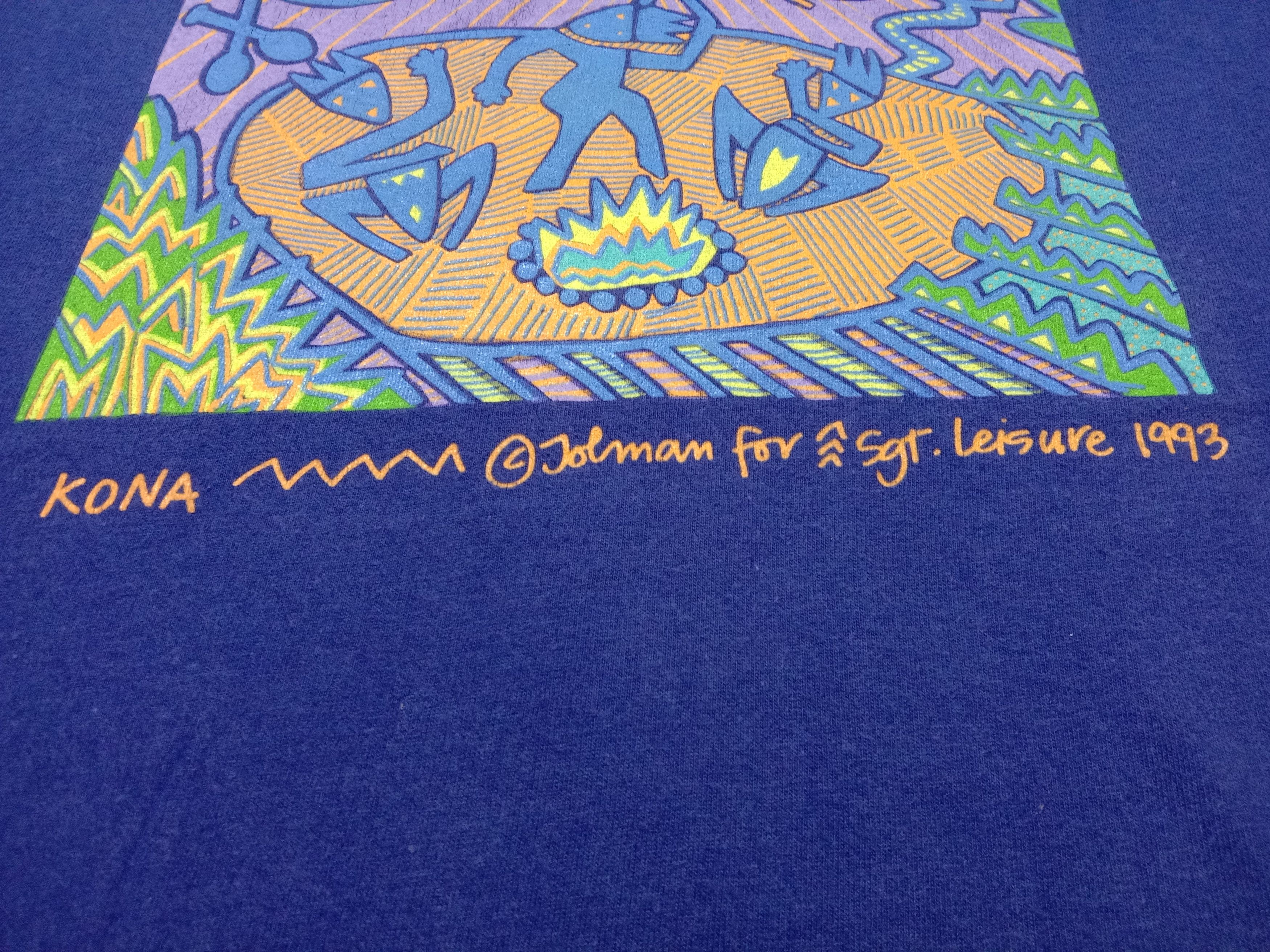 Vintage Vintage 90s Jolman Sgt. Leisure KONA Tourist Tee Size US M / EU 48-50 / 2 - 2 Thumbnail