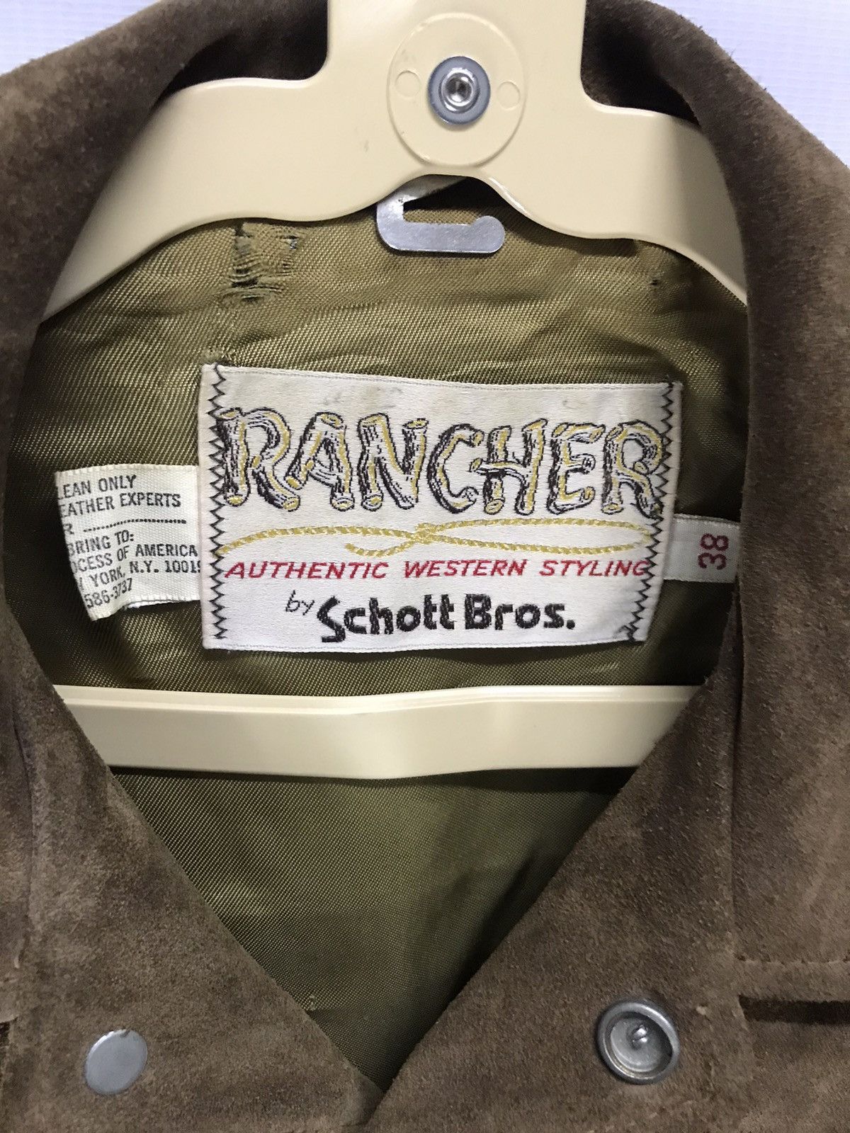 Schott × Vintage Vintage Schott distressed leather jacket Size US XS / EU 42 / 0 - 4 Thumbnail