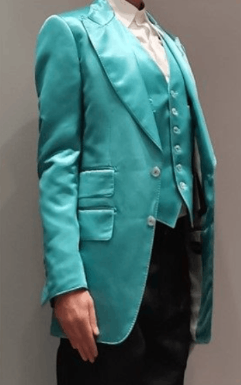 o1loc1c0723 Waistcoat in Green