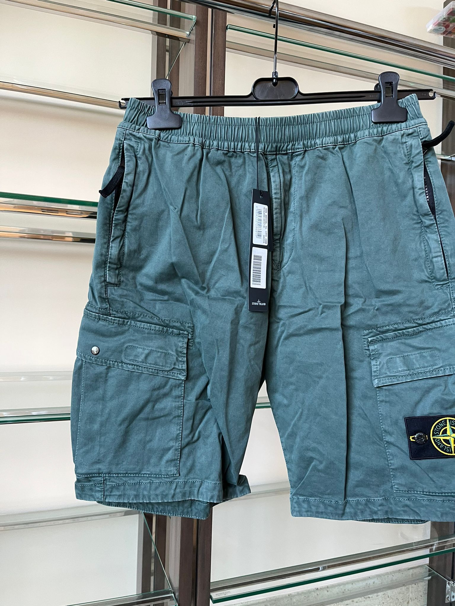 Stone Island Cargo Patch Shorts in Green Grey Size US 30 / EU 46 - 5 Thumbnail