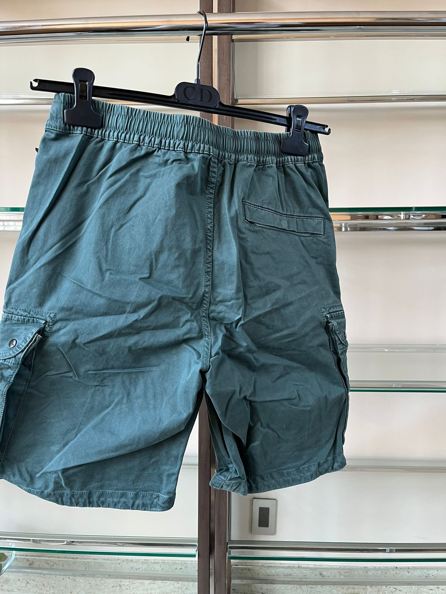 Stone Island Cargo Patch Shorts in Green Grey Size US 30 / EU 46 - 14 Thumbnail
