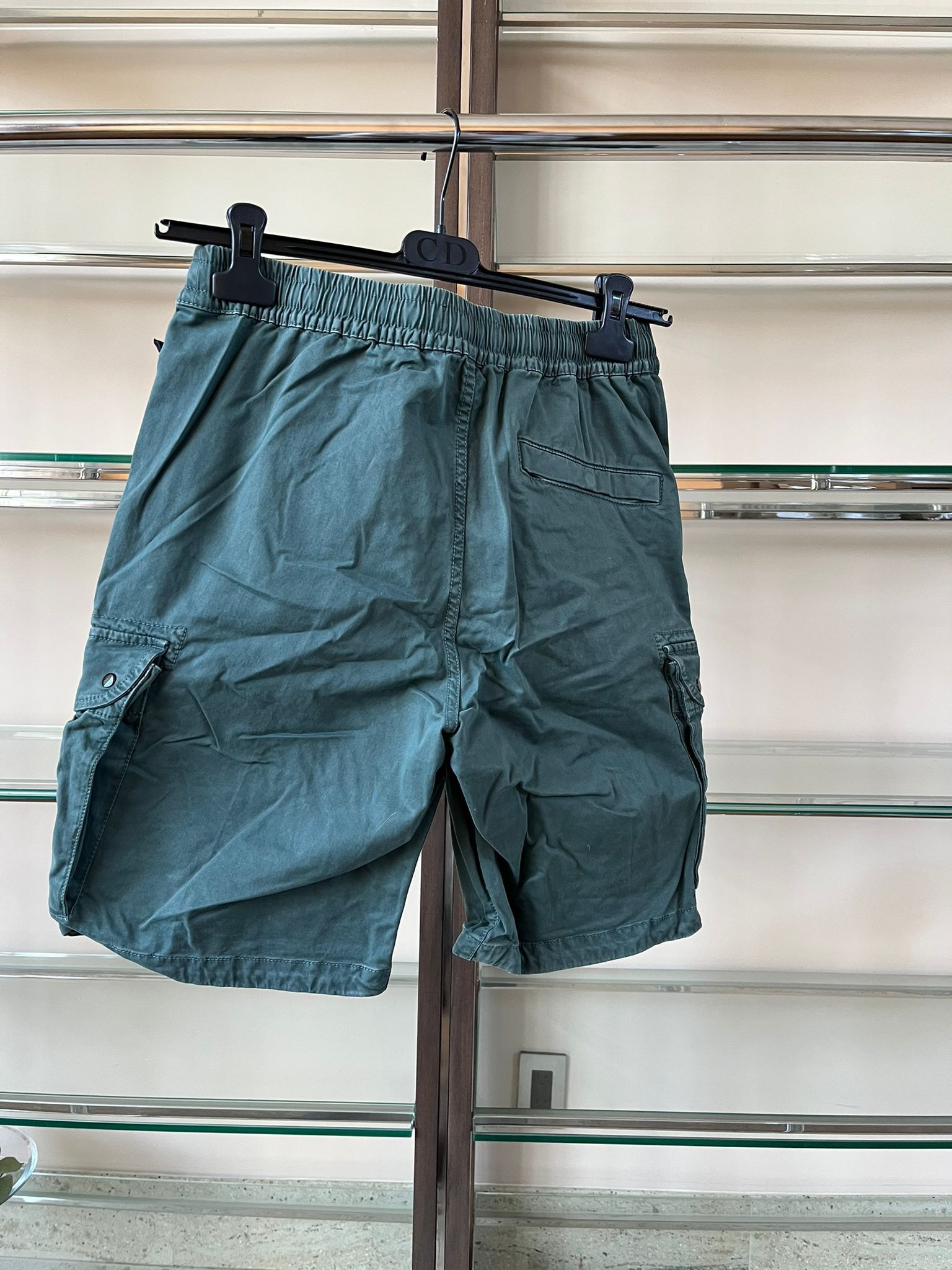 Stone Island Cargo Patch Shorts in Green Grey Size US 30 / EU 46 - 11 Thumbnail