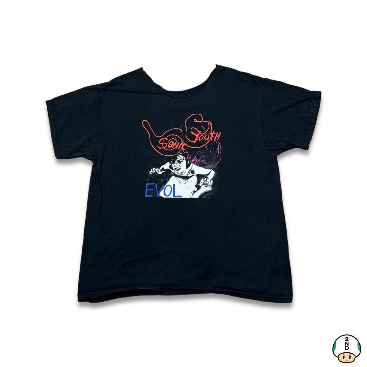 Vintage Vintage Y2K Thrashed Sonic Youth Band Tee Grailed