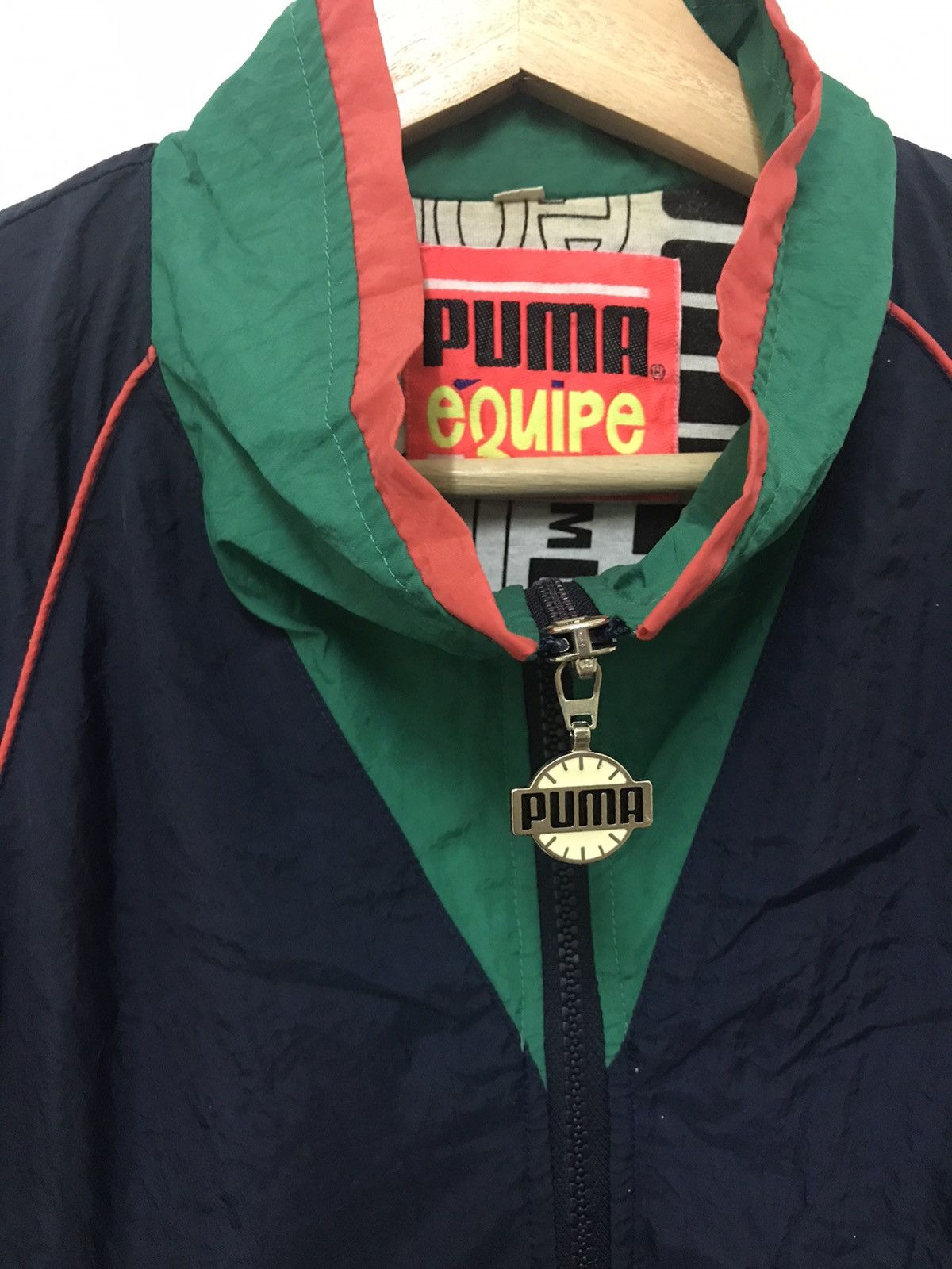 Japanese Brand × Puma Puma Equipe Multicolor Light Jacket Sweater Size US L / EU 52-54 / 3 - 8 Thumbnail