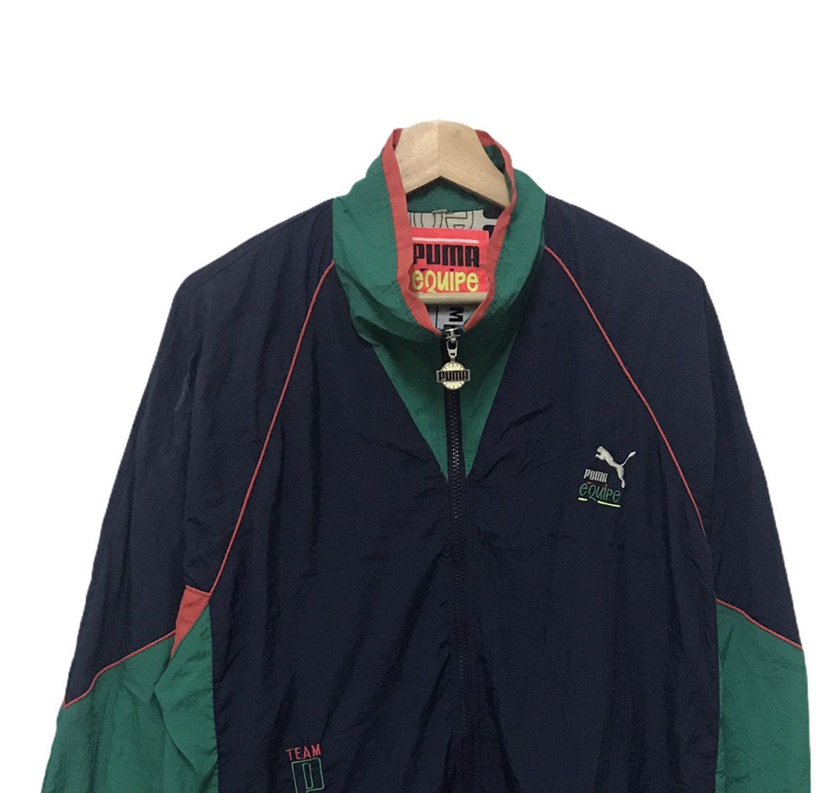 Japanese Brand × Puma Puma Equipe Multicolor Light Jacket Sweater Size US L / EU 52-54 / 3 - 2 Thumbnail