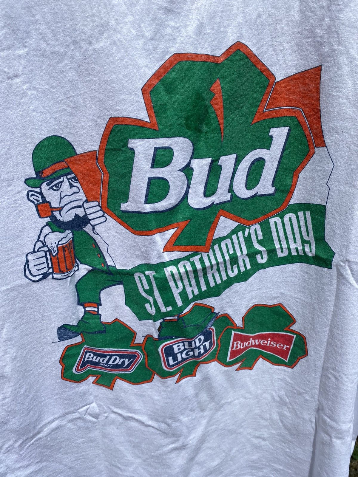 Budweiser × Vintage Vintage Budweiser St. Patrick’s Day Tee Size US XL / EU 56 / 4 - 3 Thumbnail