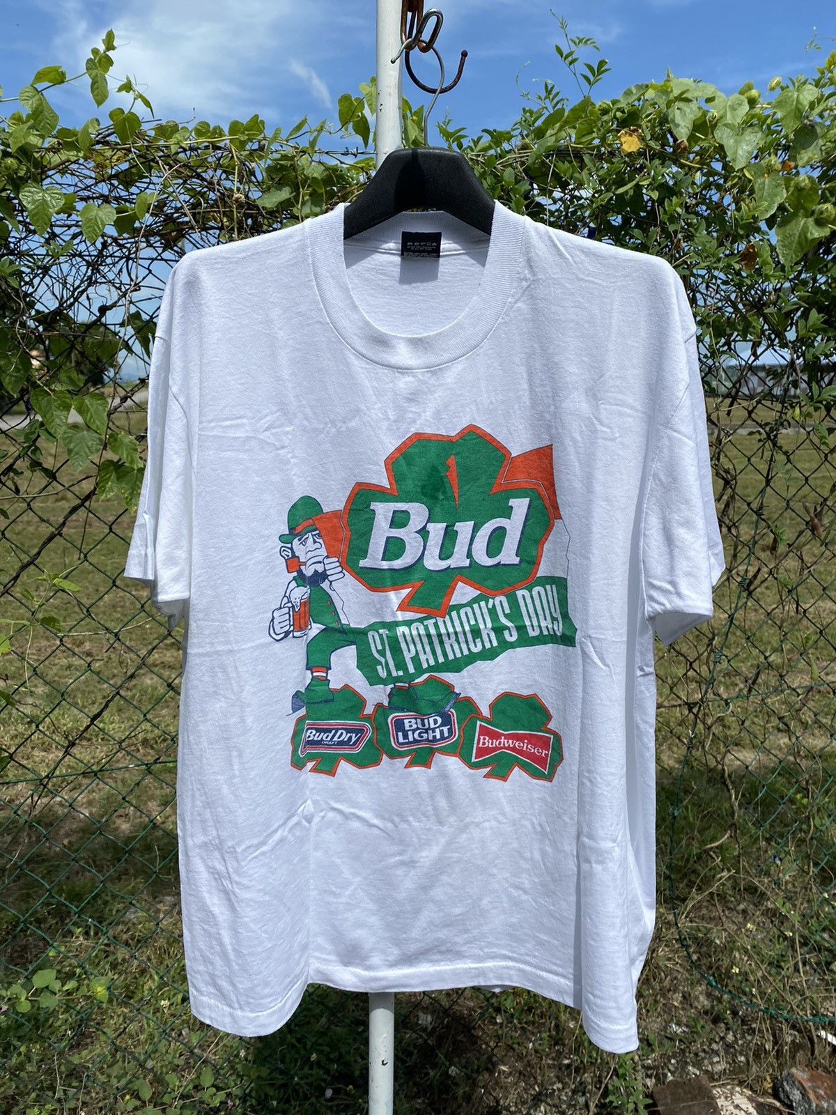Budweiser × Vintage Vintage Budweiser St. Patrick’s Day Tee Size US XL / EU 56 / 4 - 1 Thumbnail