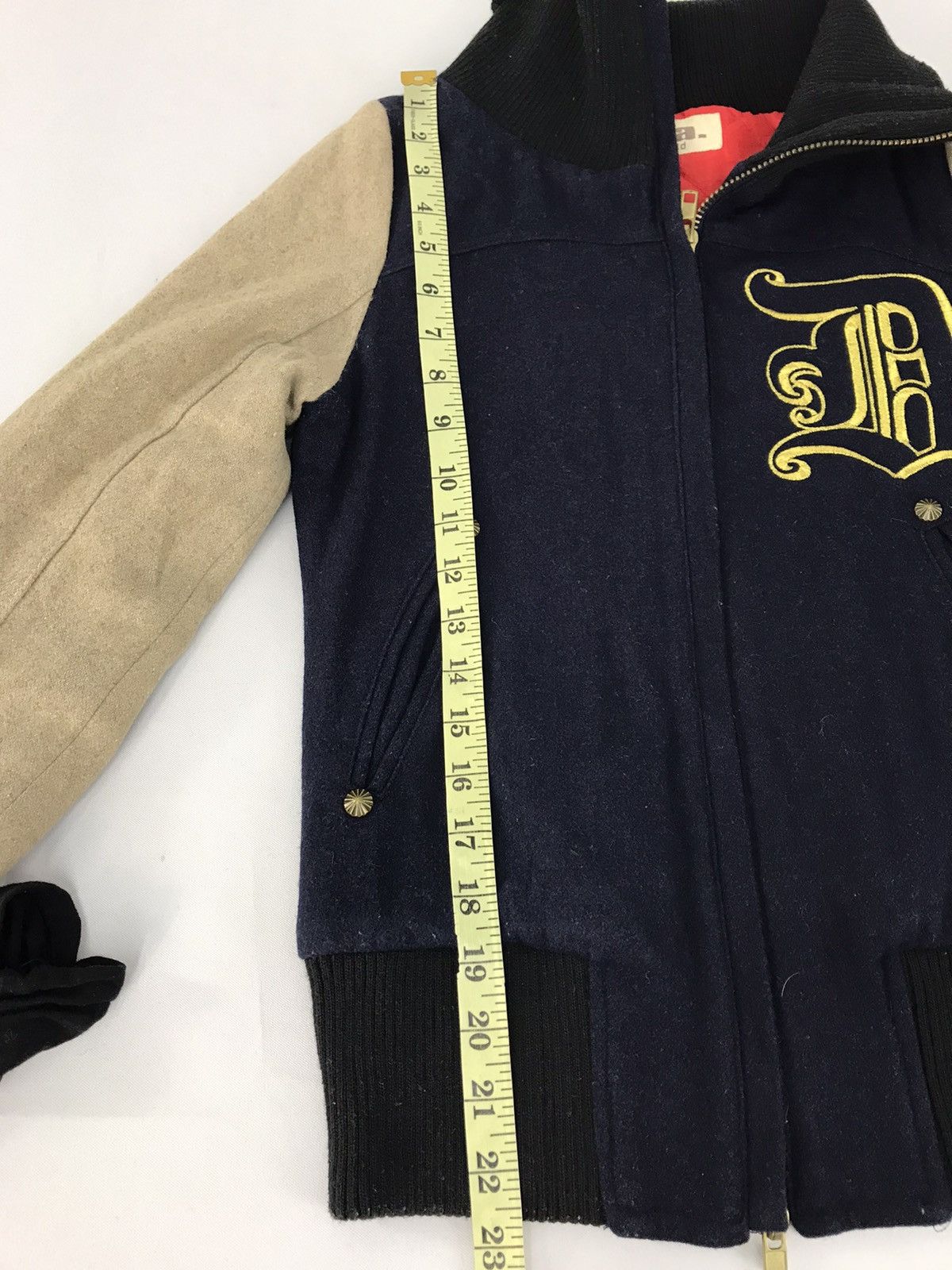 Japanese Brand Vintage Varsity Jacket d.i.a Spec Detroit Rock City Zip Up Size S / US 4 / IT 40 - 10 Thumbnail