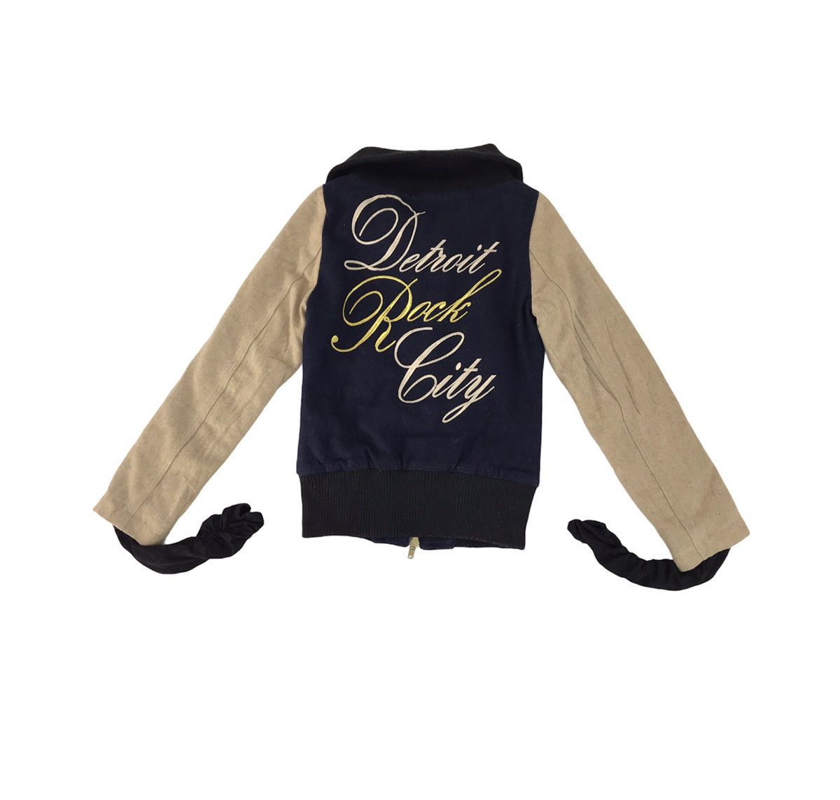 Japanese Brand Vintage Varsity Jacket d.i.a Spec Detroit Rock City Zip Up Size S / US 4 / IT 40 - 1 Thumbnail