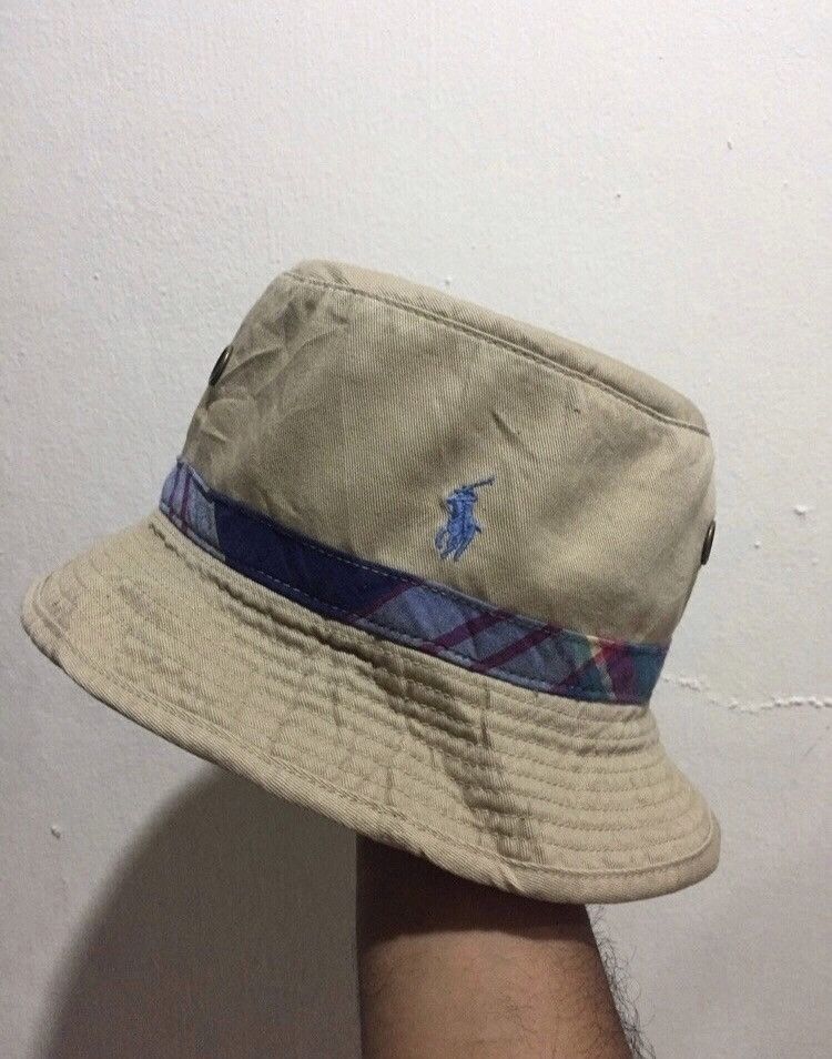 Polo Ralph Lauren 🔥Vintage🔥 Polo Ralph Lauren Casual Bucket Hat Size ONE SIZE - 1 Thumbnail