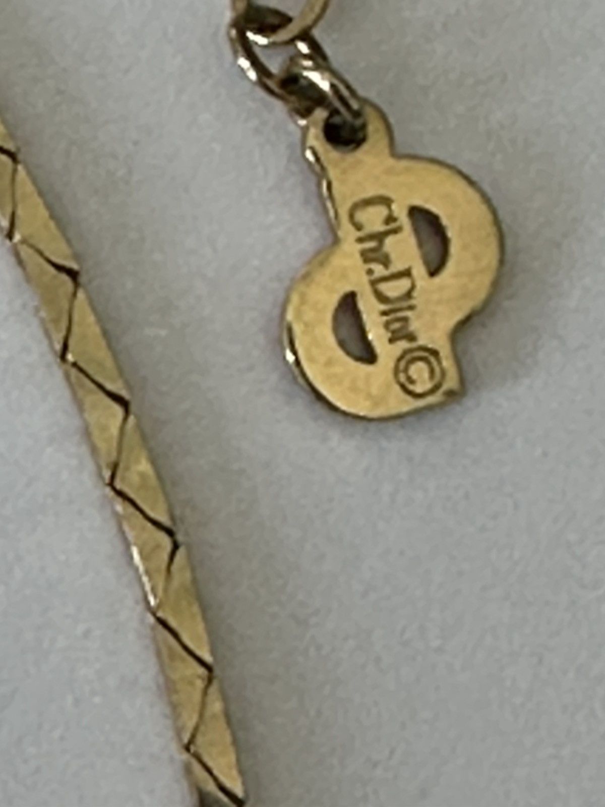 Dior Vintage Christian Dior Gold / “Diamond” Necklace Size ONE SIZE - 3 Thumbnail