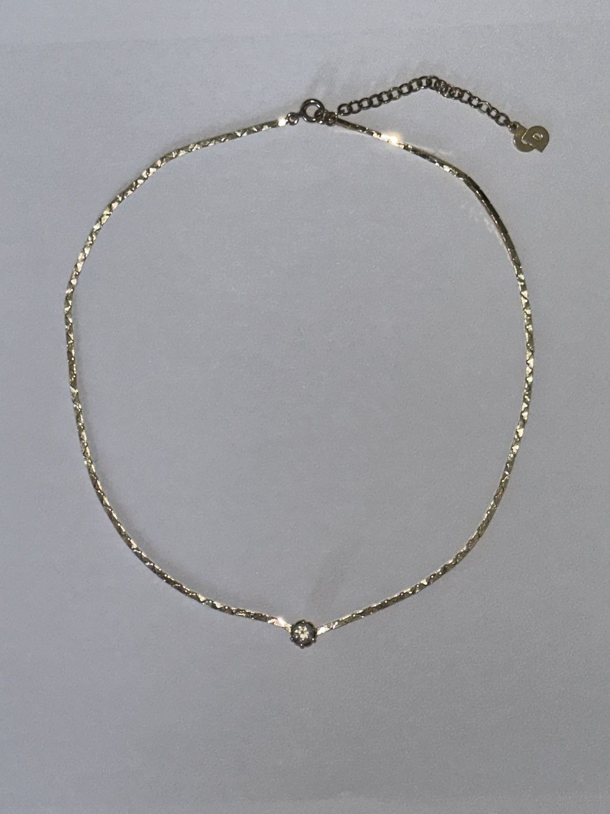 Dior Vintage Christian Dior Gold / “Diamond” Necklace Size ONE SIZE - 4 Preview