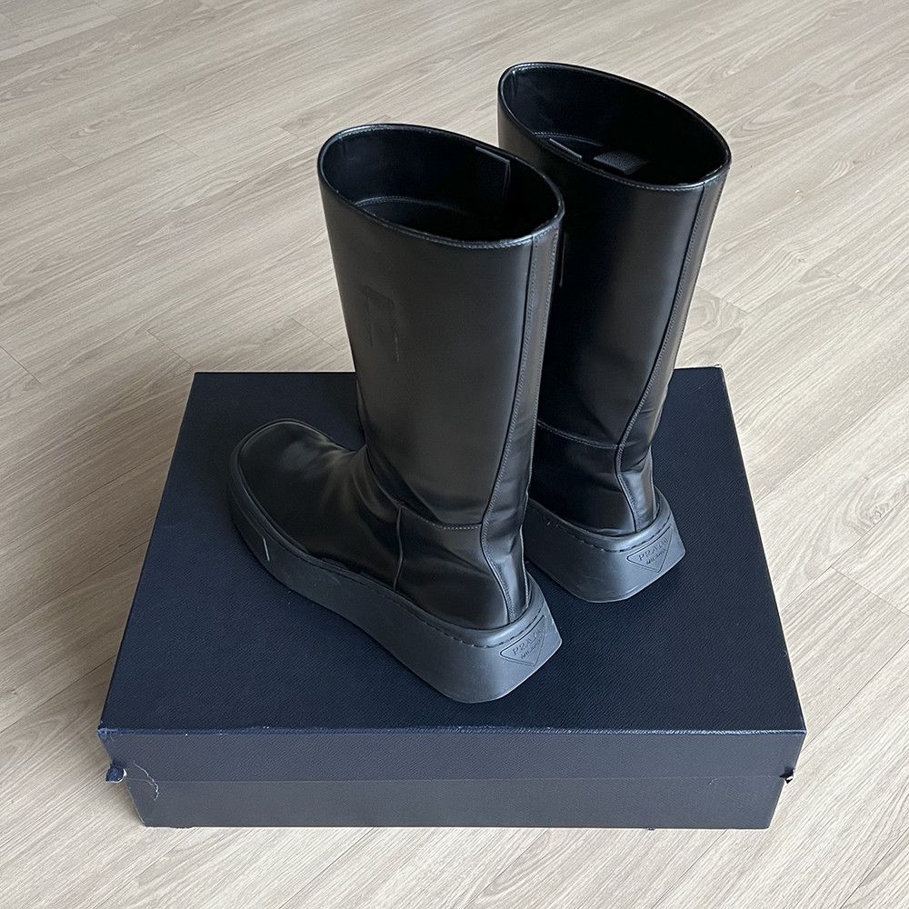 Prada FW20 LEATHER BOOTS Size US 9 / EU 42 - 4 Thumbnail