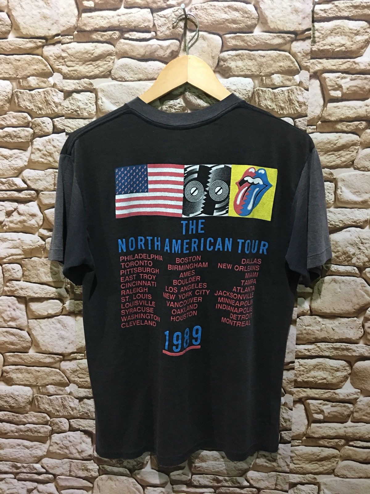 Band Tees The Rolling Stones 1989 North America World Tour Tee Size US L / EU 52-54 / 3 - 2 Thumbnail