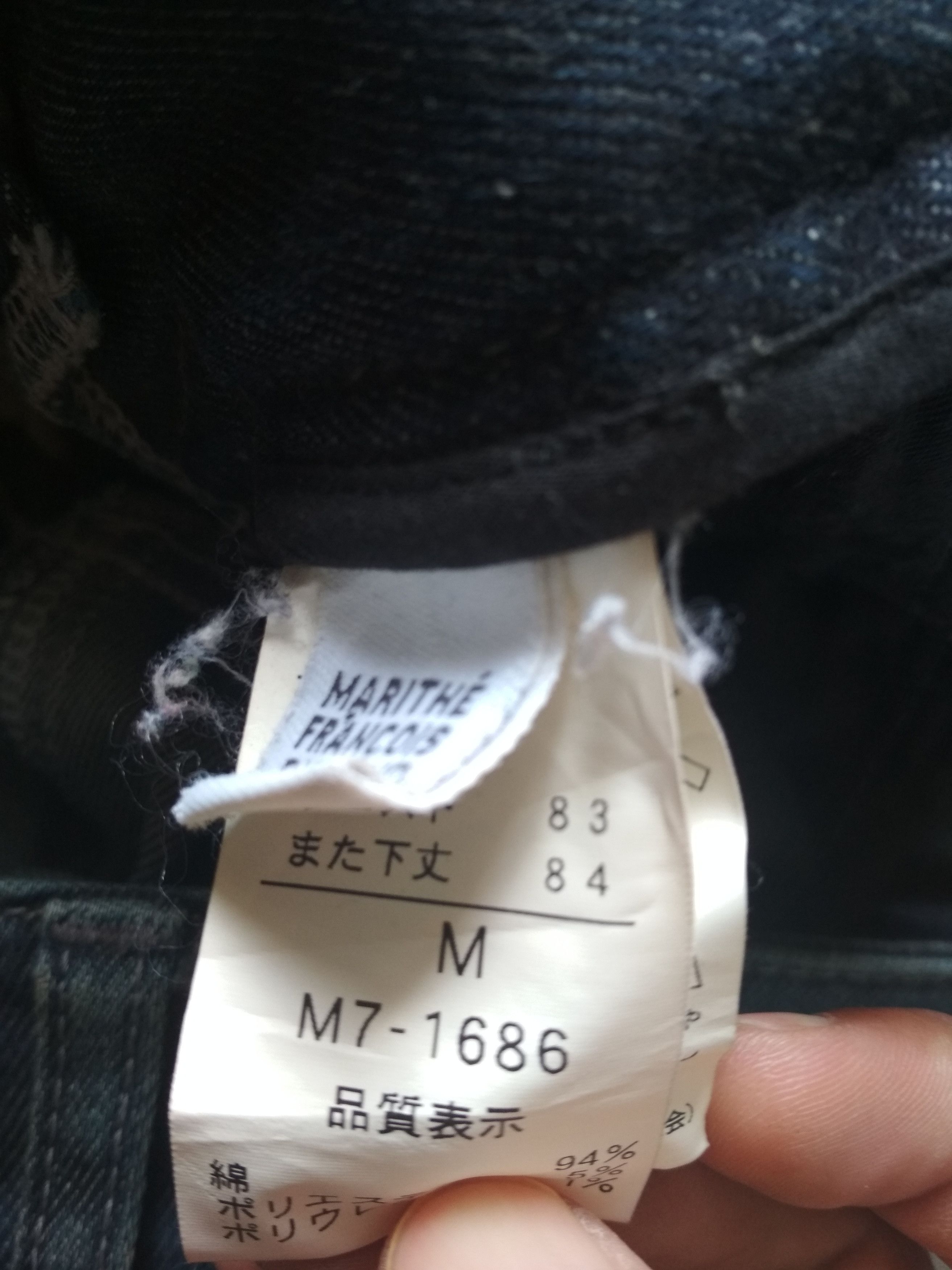 Marithe + Francois Girbaud Marith Francois Girbaud Slim Denim Jeans Biker Style Jeans Size US 32 / EU 48 - 9 Thumbnail