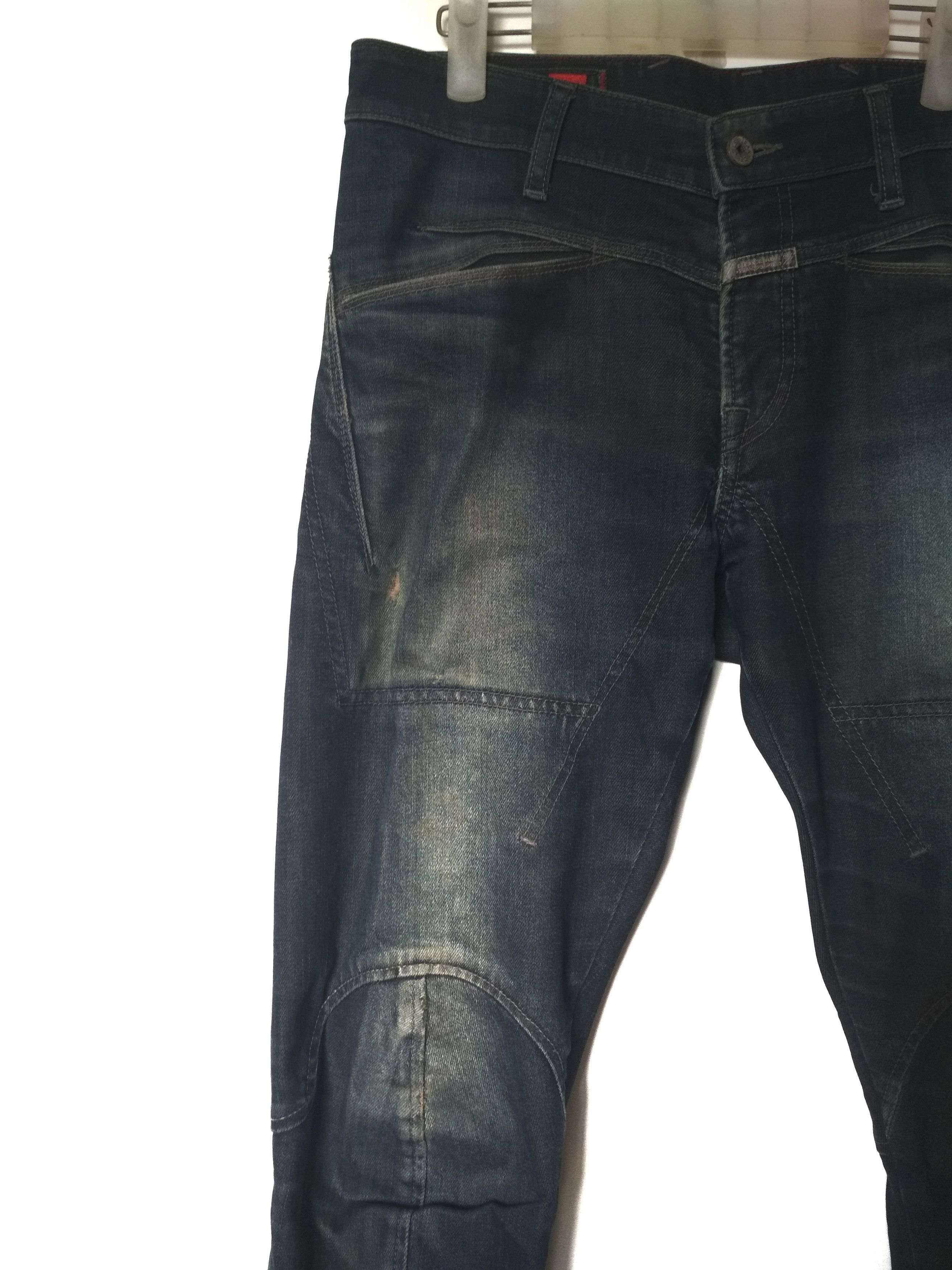 Marithe + Francois Girbaud Marith Francois Girbaud Slim Denim Jeans Biker Style Jeans Size US 32 / EU 48 - 6 Thumbnail
