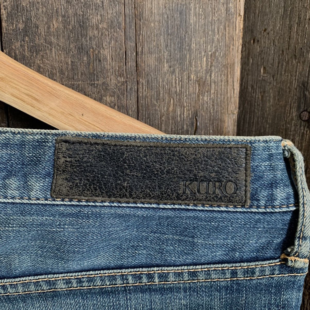 KURO Vintage Black By Kuro Selvedge Denim Jeans Size US 32 / EU 48 - 3 Thumbnail
