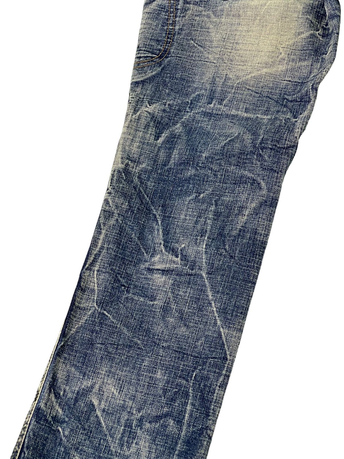 Japanese Brand Flare Jeans Ozz Pinballs Distress Acid Wash Boot Cut 5🟦5 Size US 30 / EU 46 - 17 Thumbnail