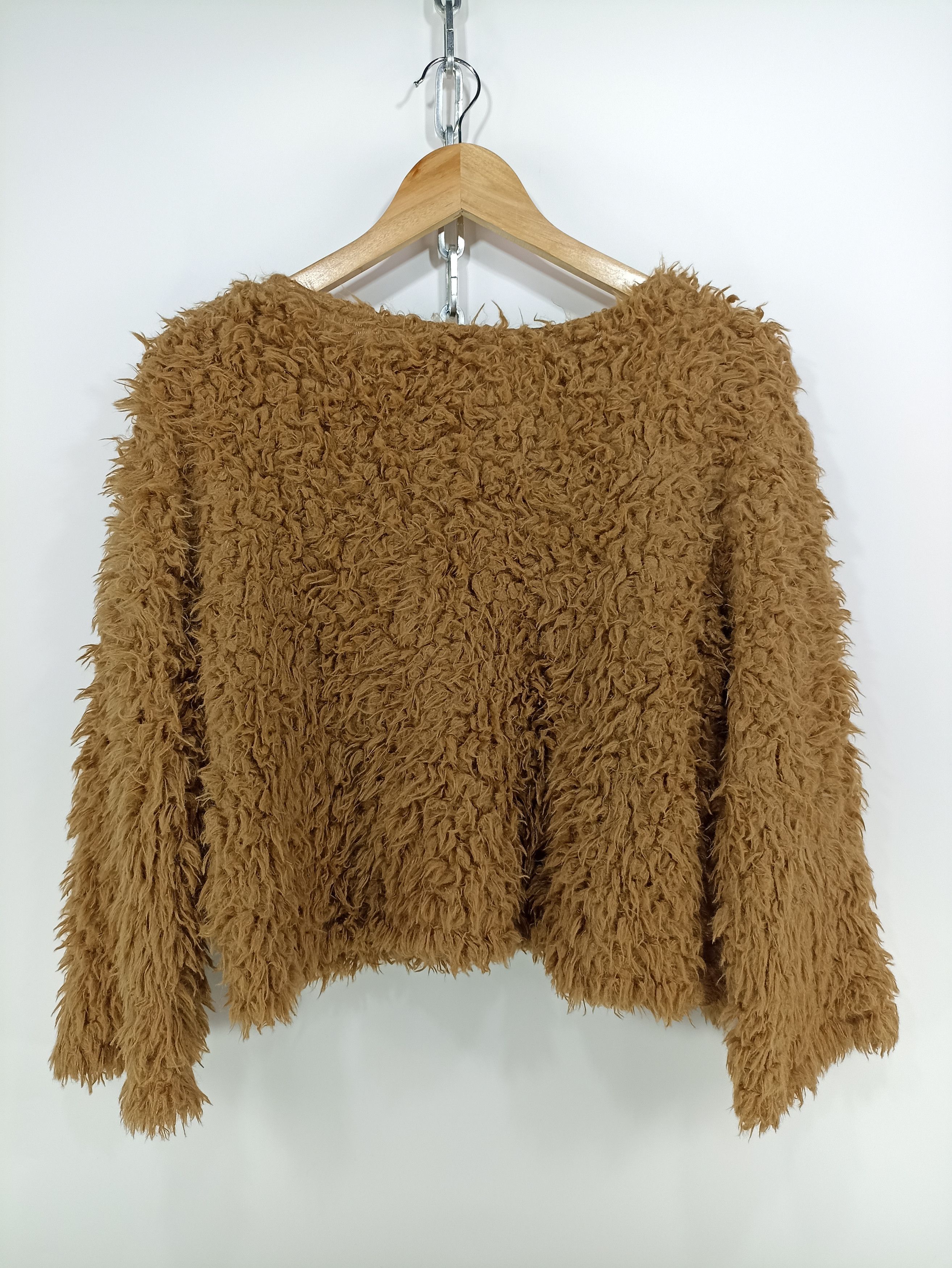 Beauty Beast × Japanese Brand Japanbrand olive des olive fuzzy pile fleece Cropped Size US M / EU 48-50 / 2 - 3 Thumbnail