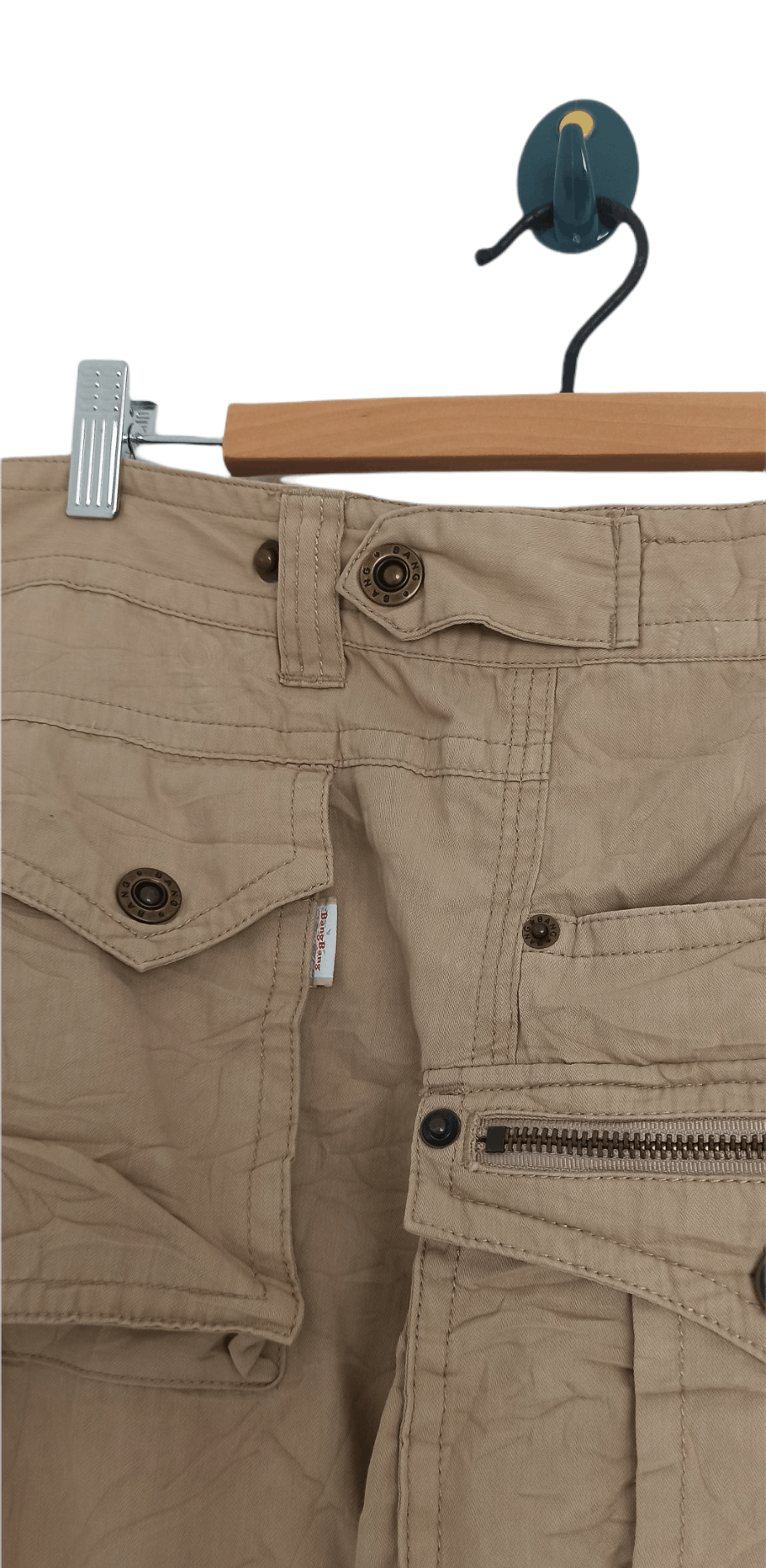 Japanese Brand Bang Bang Jeans Bondage Cargo Short Pants Size US 37 - 9 Thumbnail