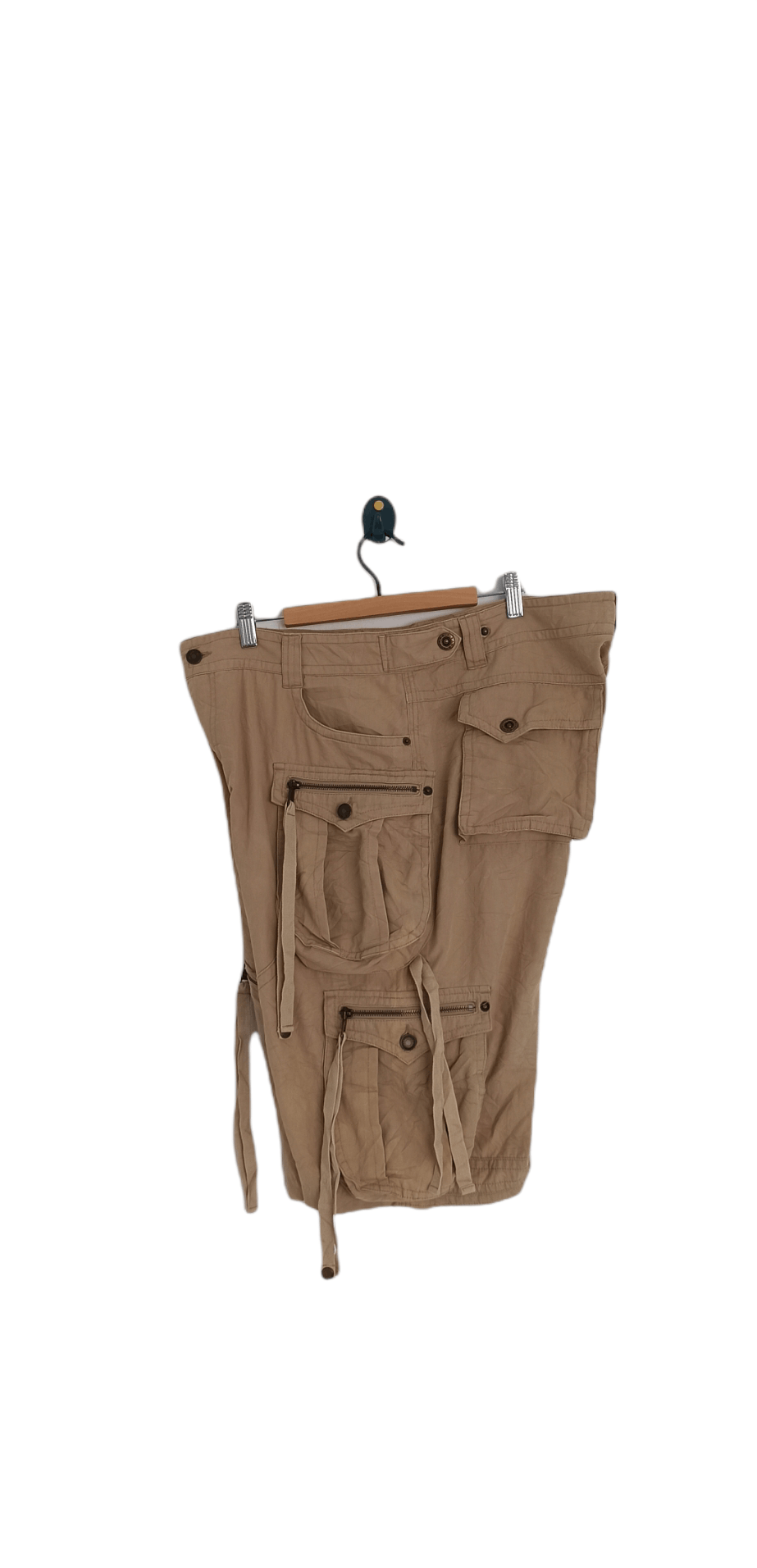 Japanese Brand Bang Bang Jeans Bondage Cargo Short Pants Size US 37 - 3 Thumbnail