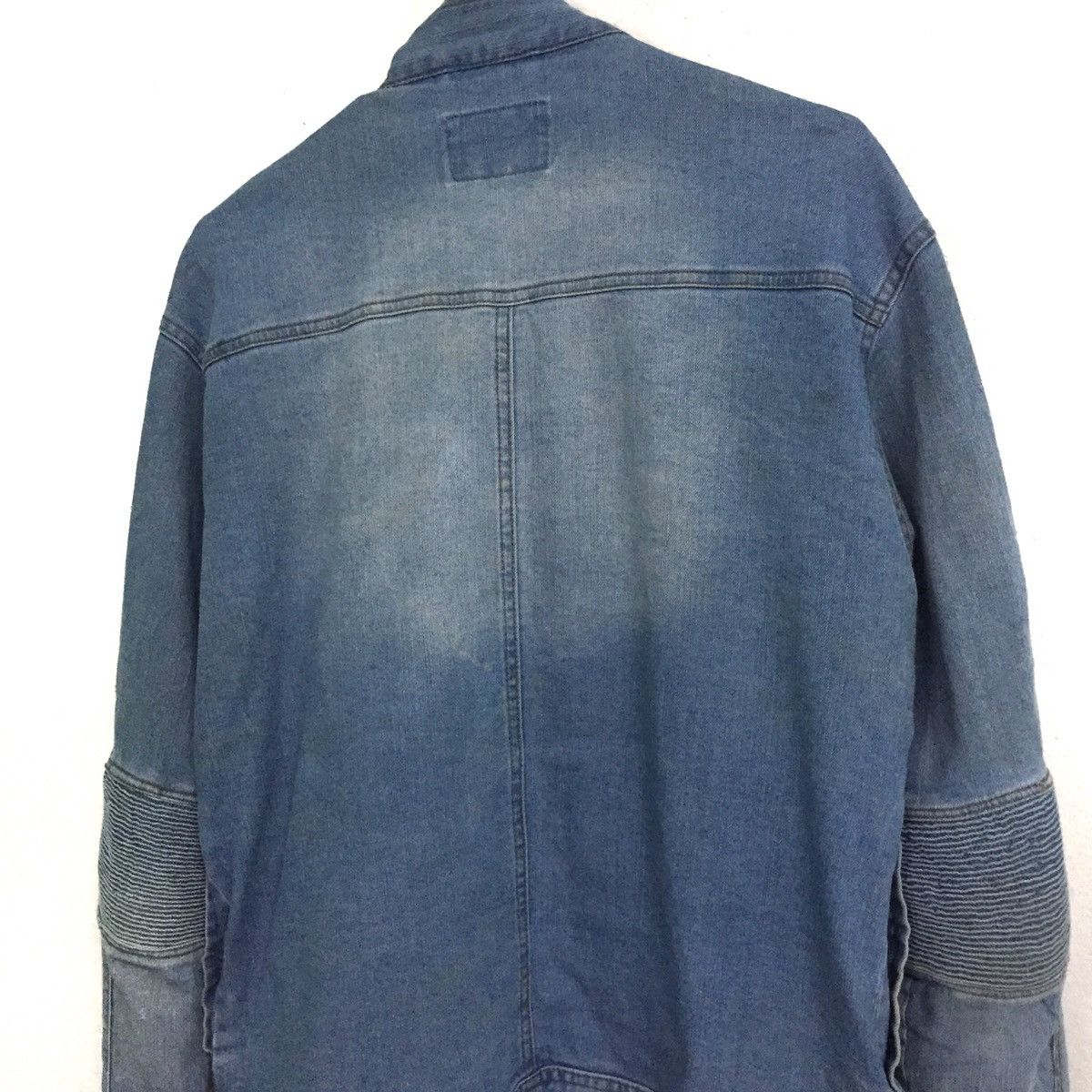 Japanese Brand 🔥RARE Rugged Jeans Jacket Stretchable Elbow Part Size US L / EU 52-54 / 3 - 21 Thumbnail