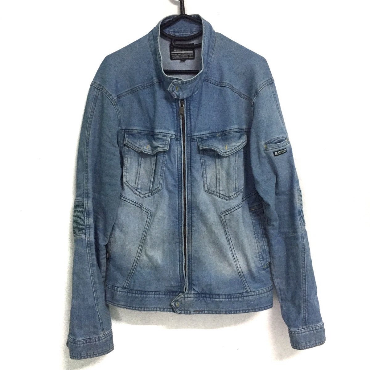 Japanese Brand 🔥RARE Rugged Jeans Jacket Stretchable Elbow Part Size US L / EU 52-54 / 3 - 20 Thumbnail