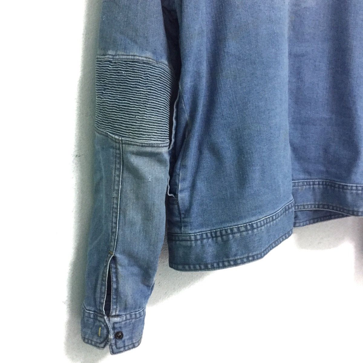 Japanese Brand 🔥RARE Rugged Jeans Jacket Stretchable Elbow Part Size US L / EU 52-54 / 3 - 19 Thumbnail
