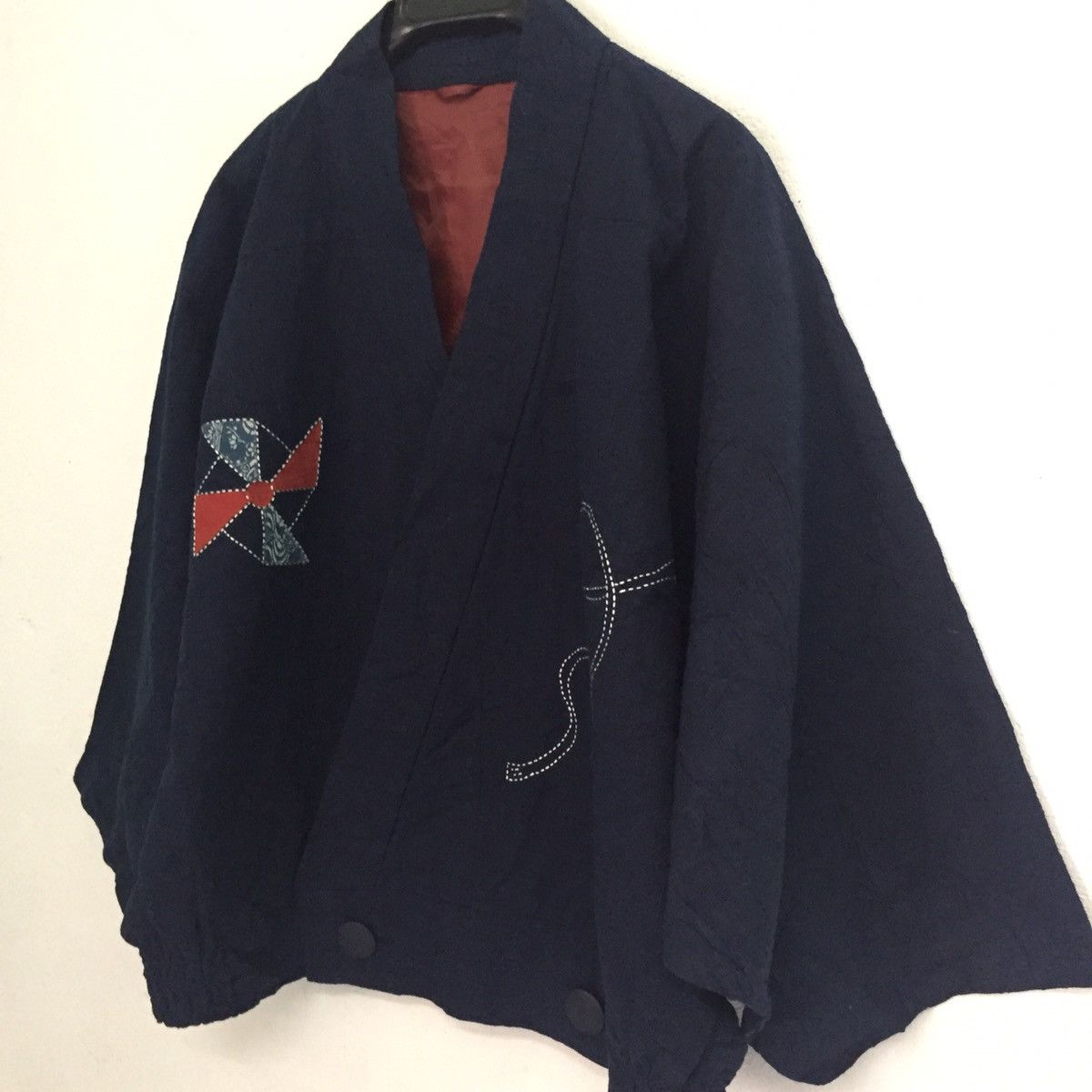 Japanese Brand Bat Wing Design Kimono Jacket With Button MADE IN JAPAN Size US L / EU 52-54 / 3 - 5 Thumbnail