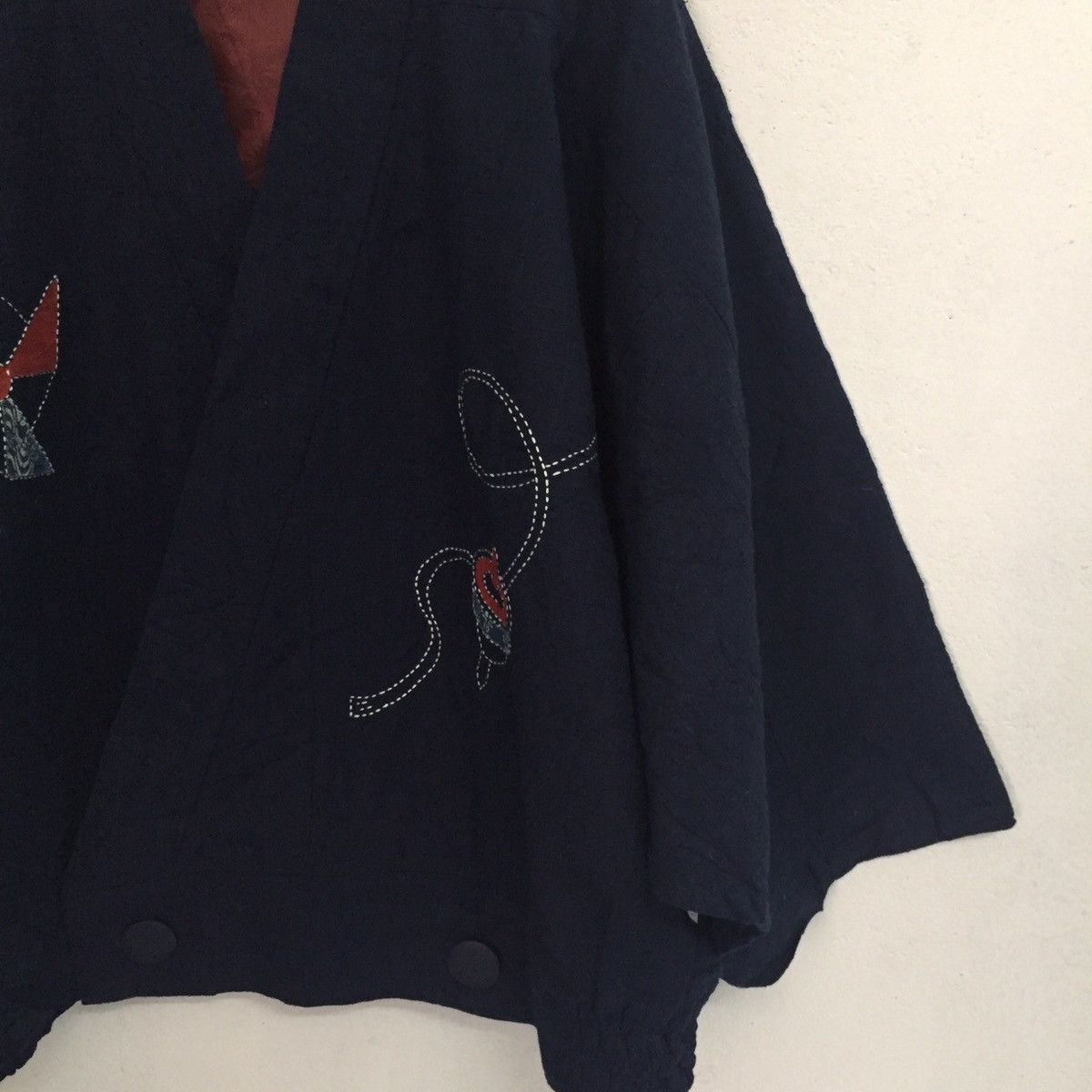 Japanese Brand Bat Wing Design Kimono Jacket With Button MADE IN JAPAN Size US L / EU 52-54 / 3 - 2 Thumbnail