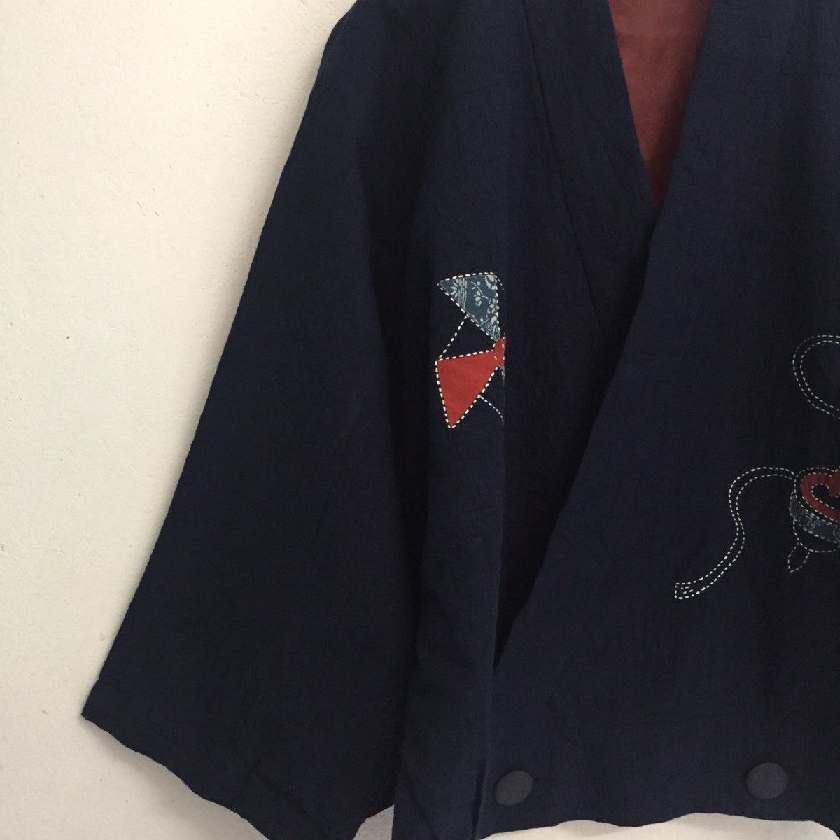 Japanese Brand Bat Wing Design Kimono Jacket With Button MADE IN JAPAN Size US L / EU 52-54 / 3 - 3 Thumbnail