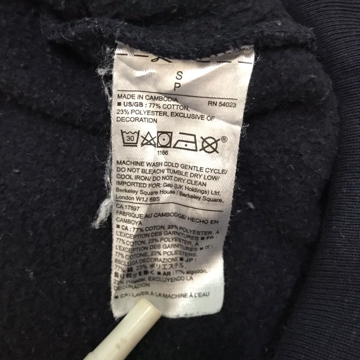 Gap Big Logo GAP Embroidery Hoodie Size US S / EU 44-46 / 1 - 13 Thumbnail