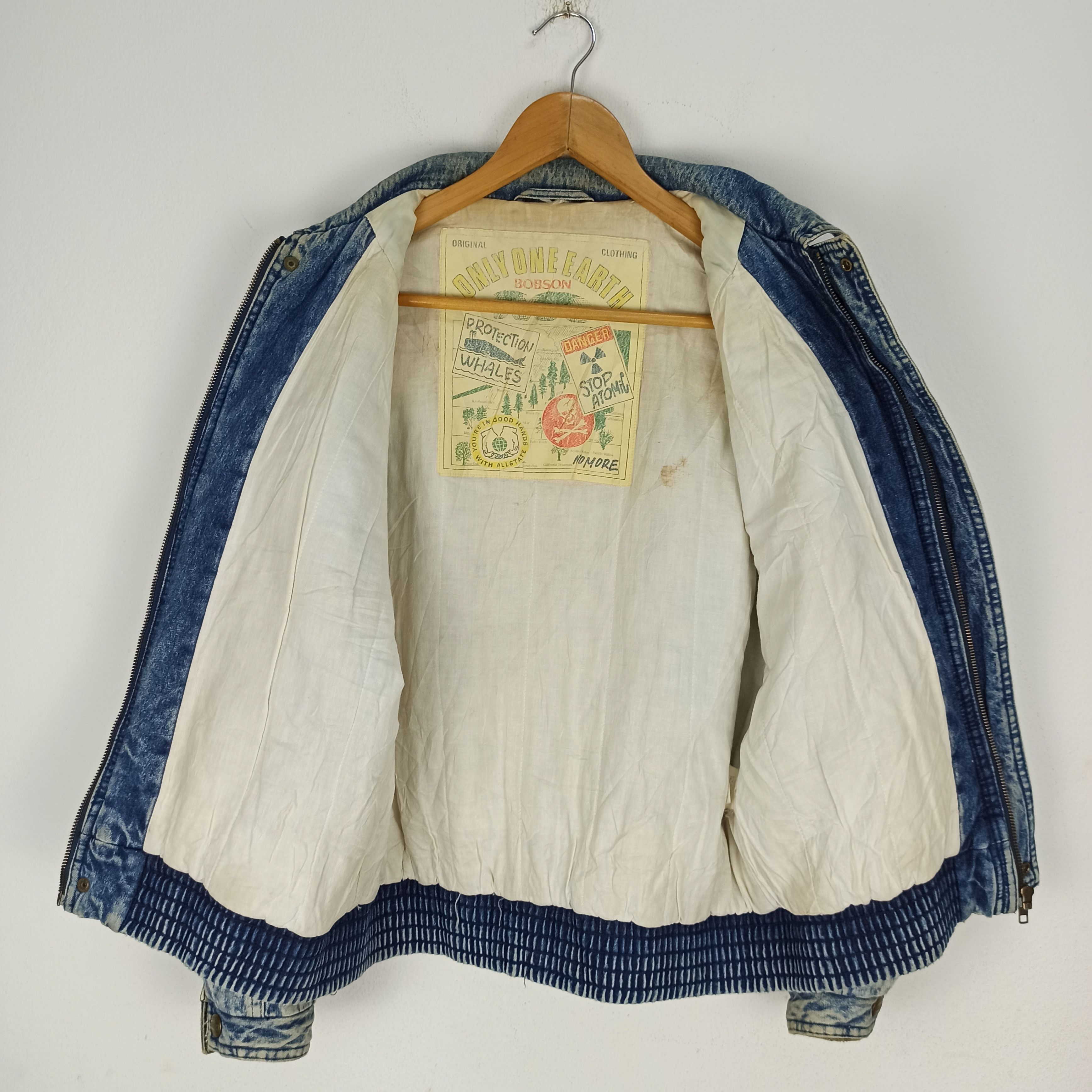 Japanese Brand Vintage Bobson Denim Jacket Good Condition used Size US L / EU 52-54 / 3 - 7 Thumbnail