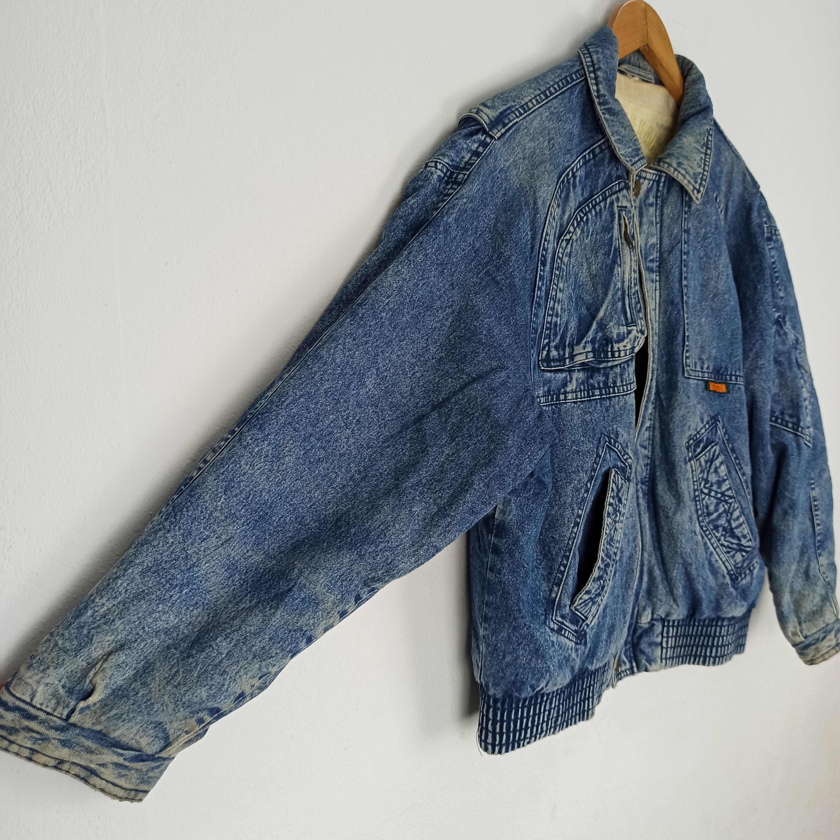 Japanese Brand Vintage Bobson Denim Jacket Good Condition used Size US L / EU 52-54 / 3 - 1 Thumbnail