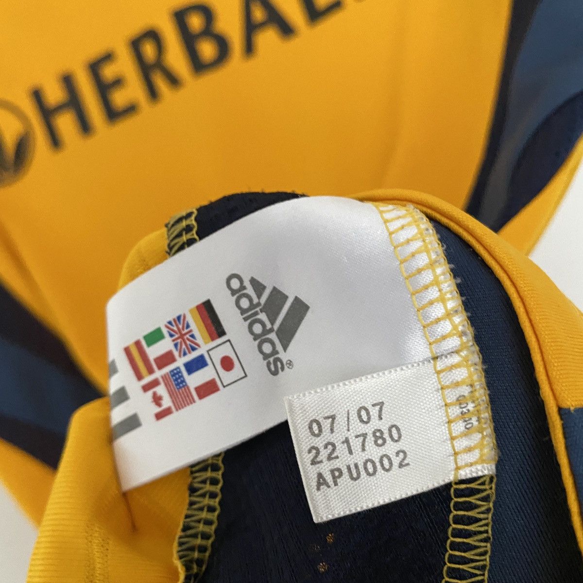 Adidas × Vintage 2007 2008 PLAYER ISSUE LA Galaxy Beckham Adidas Home Jersey Size US S / EU 44-46 / 1 - 9 Thumbnail