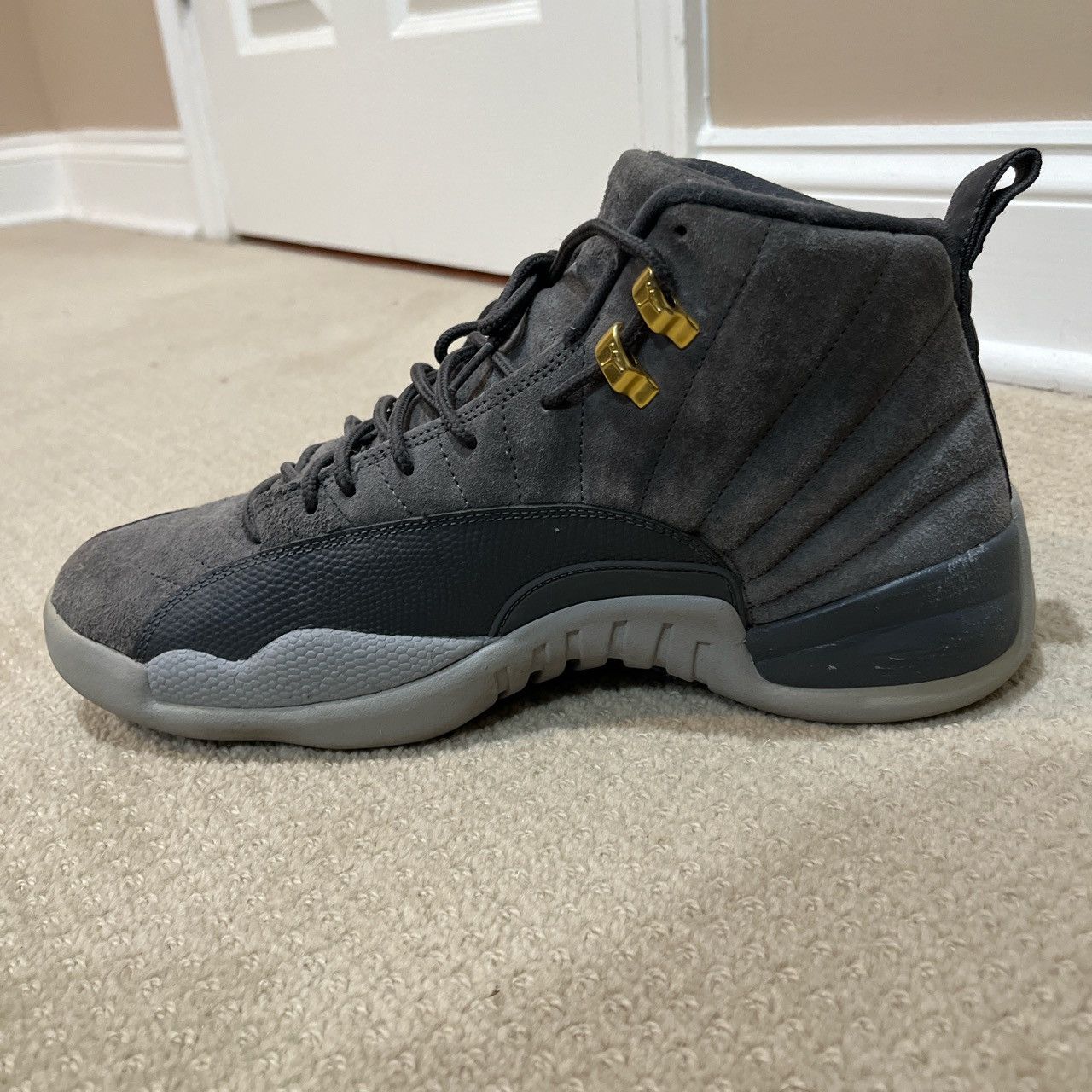 jordan 12 wolf grey real vs fake