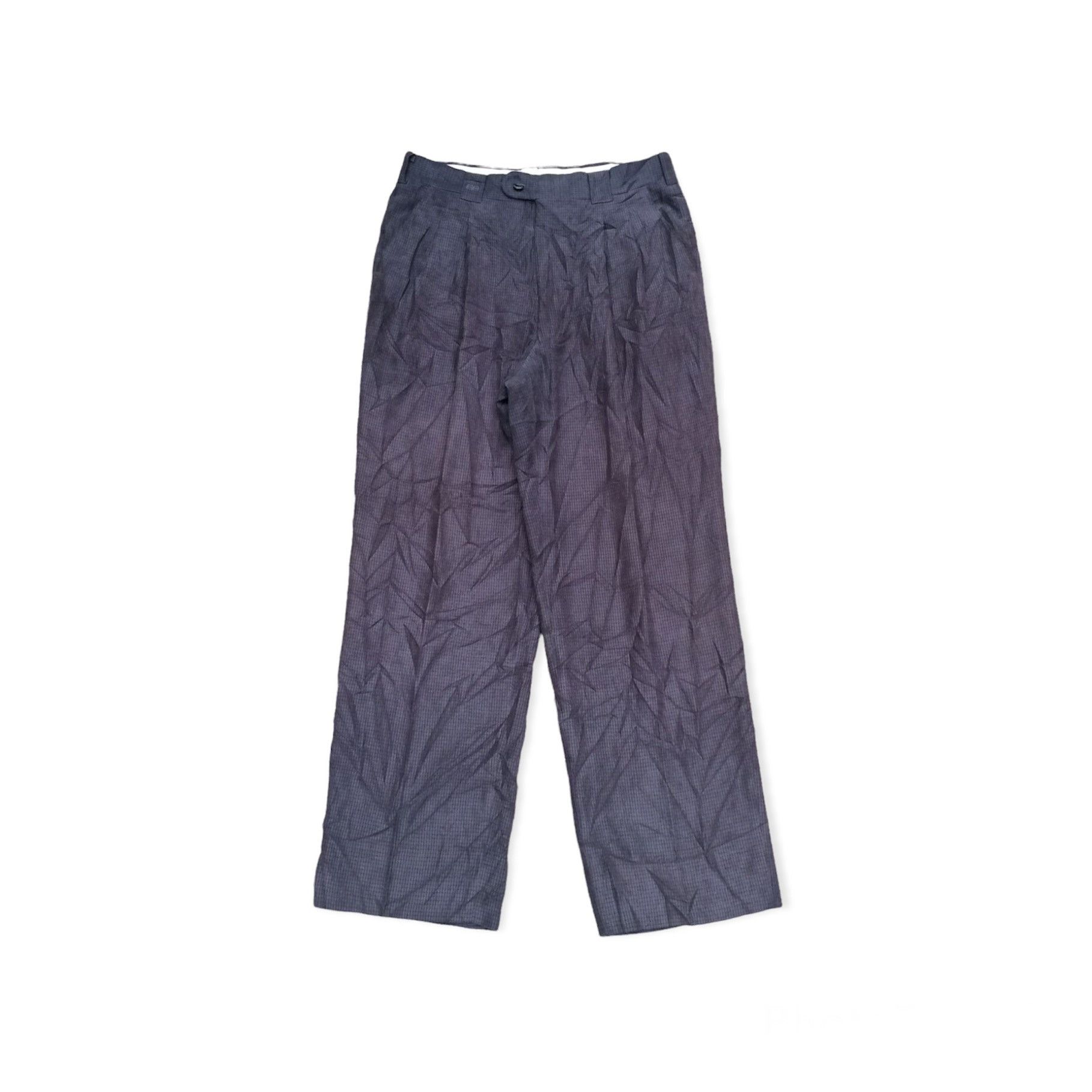 image of Vintage Balenciaga Pants in Dark Purple, Men's (Size 32)