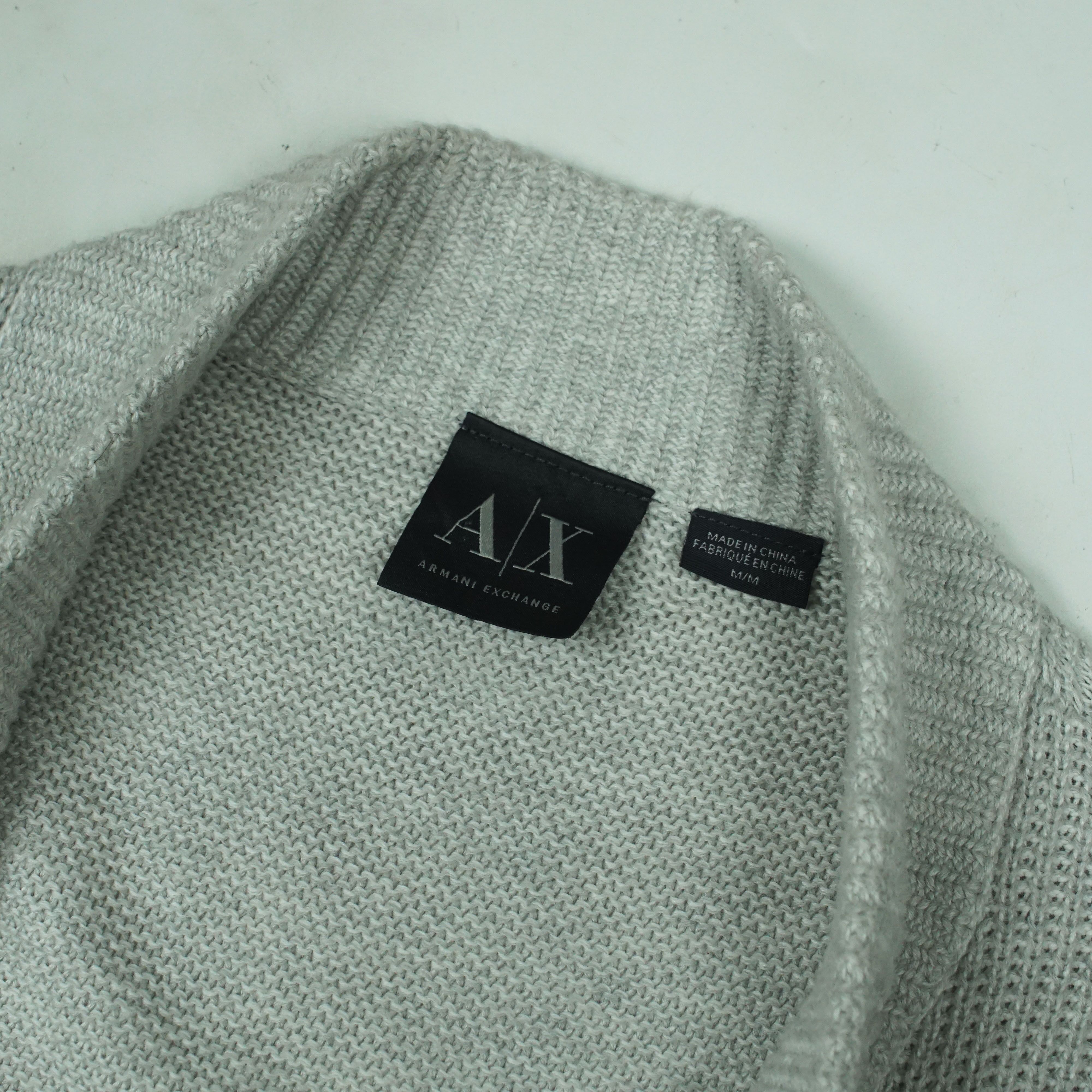Armani Exchange *NoTariff 2014 Armani Exchange Knitted Bomber Jacket Size US M / EU 48-50 / 2 - 3 Thumbnail