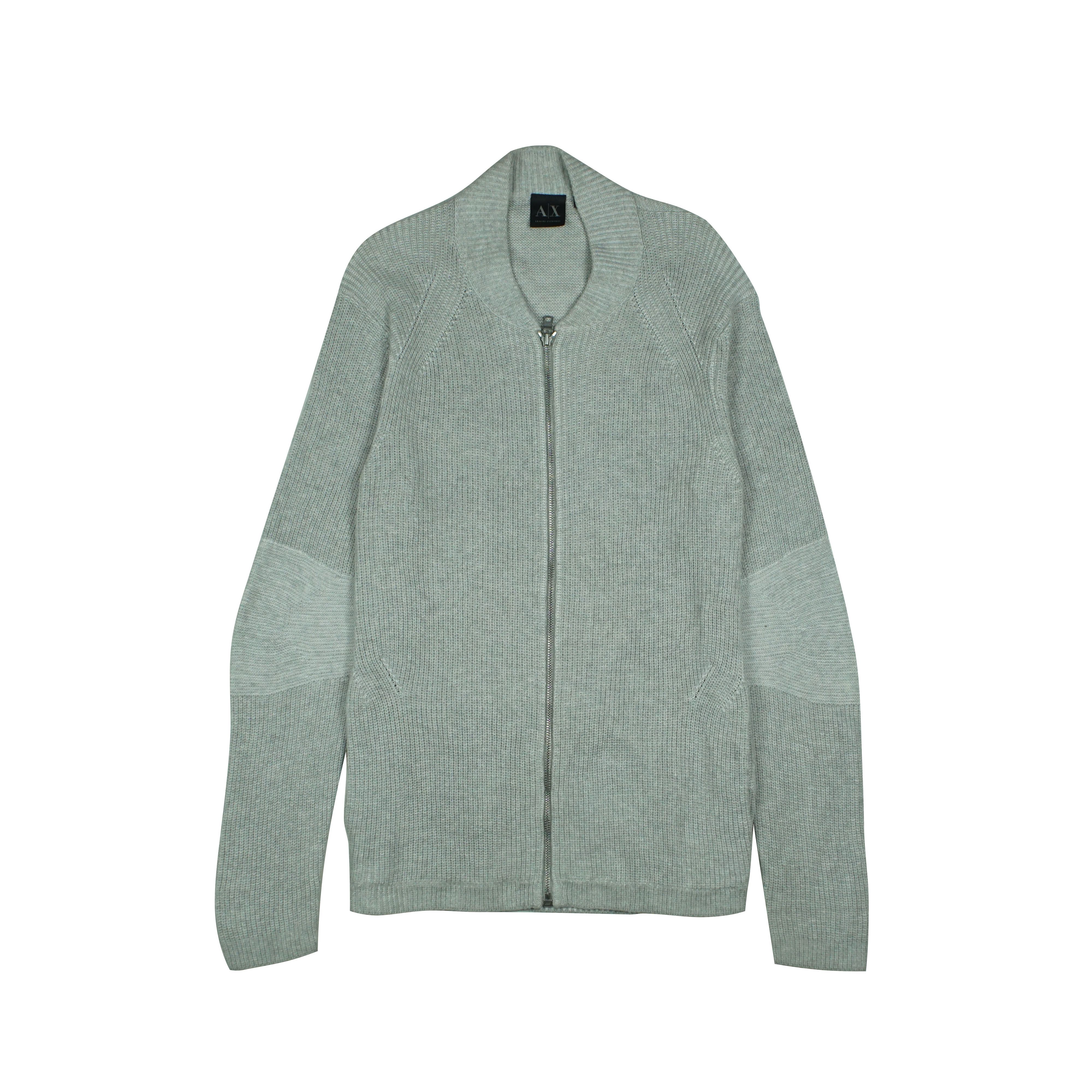 Armani Exchange *NoTariff 2014 Armani Exchange Knitted Bomber Jacket Size US M / EU 48-50 / 2 - 1 Thumbnail
