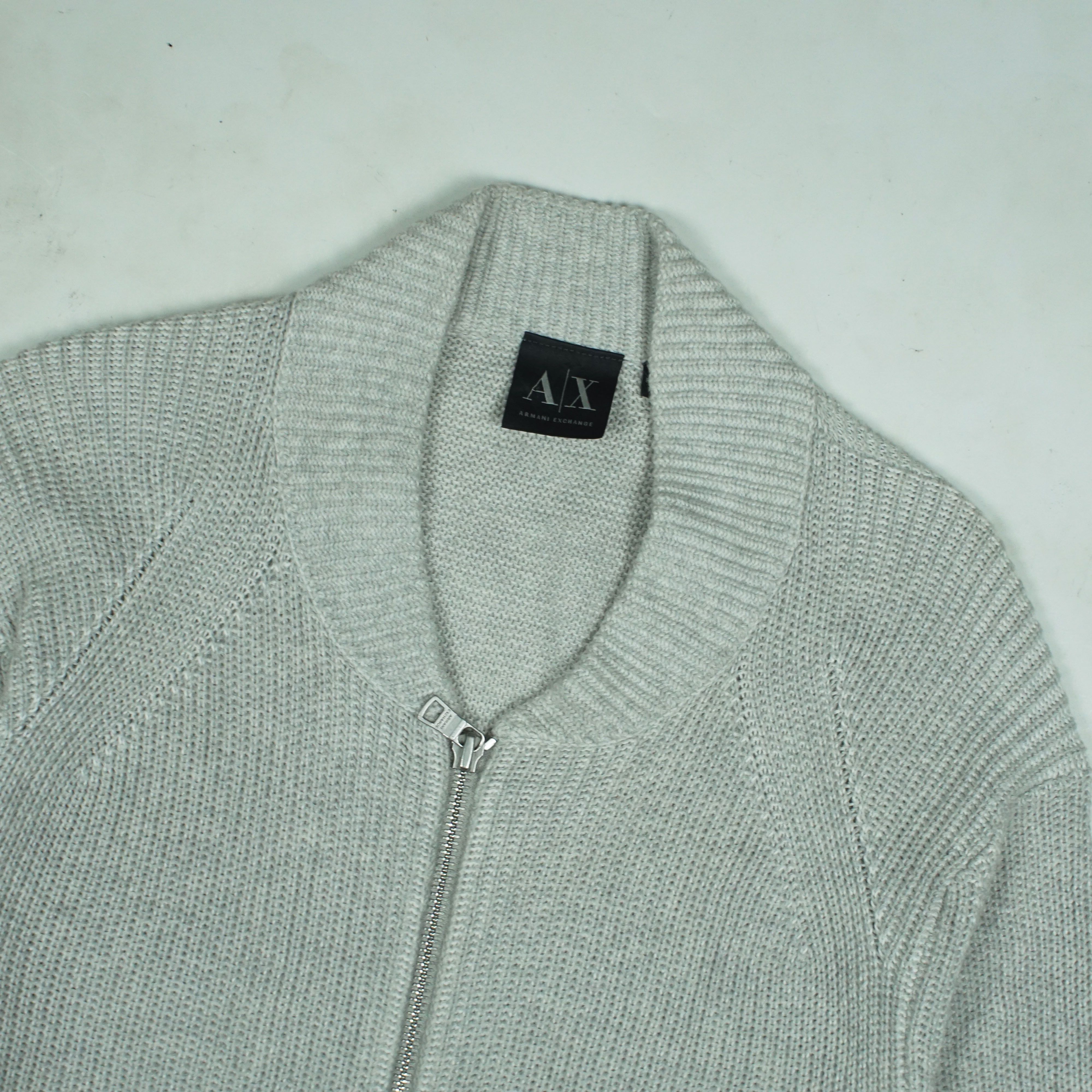 Armani Exchange *NoTariff 2014 Armani Exchange Knitted Bomber Jacket Size US M / EU 48-50 / 2 - 2 Thumbnail