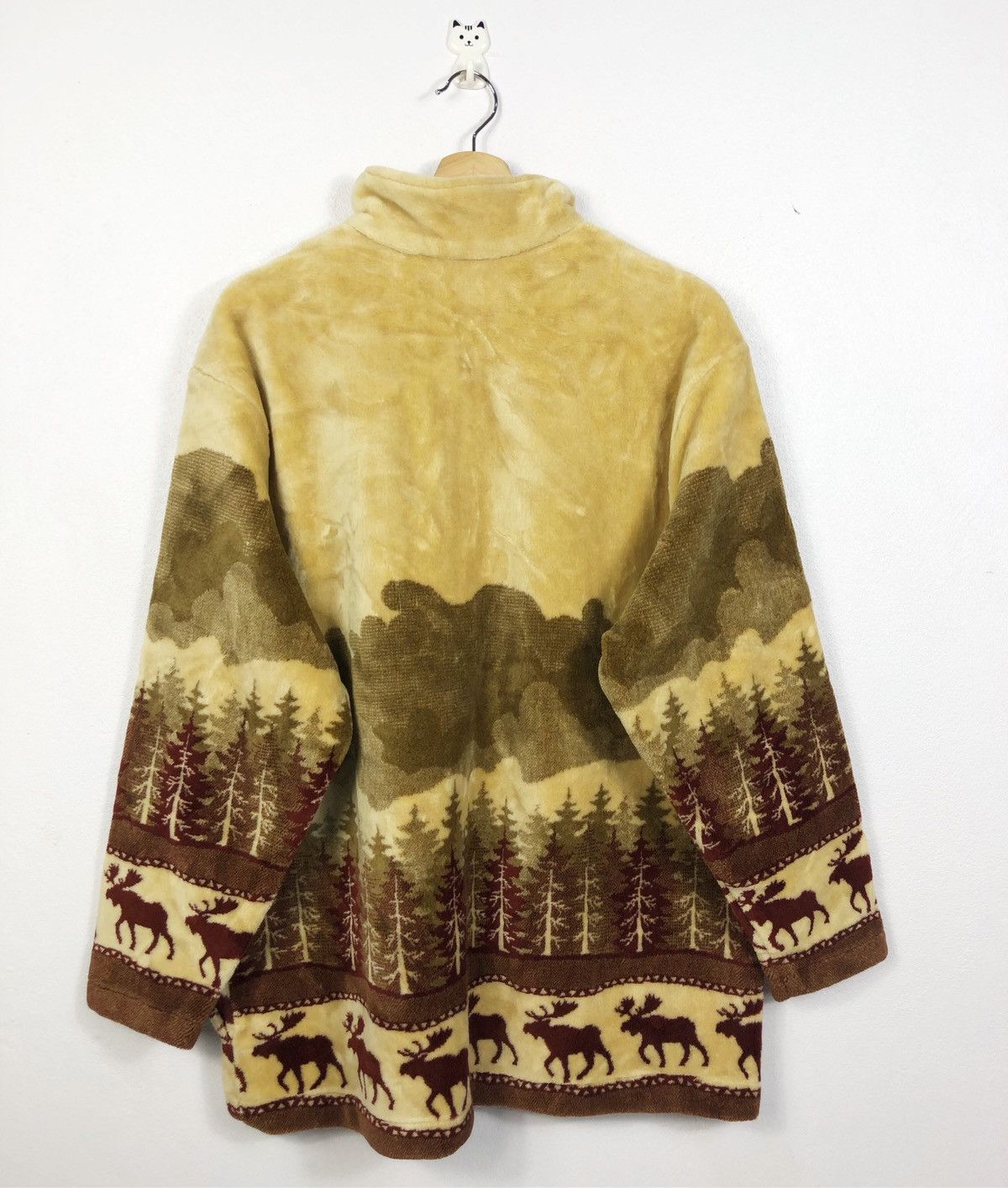 Vintage Rare Vintage Banff Canada Printed Fleece Jacket Nice Design Size US XL / EU 56 / 4 - 7 Thumbnail